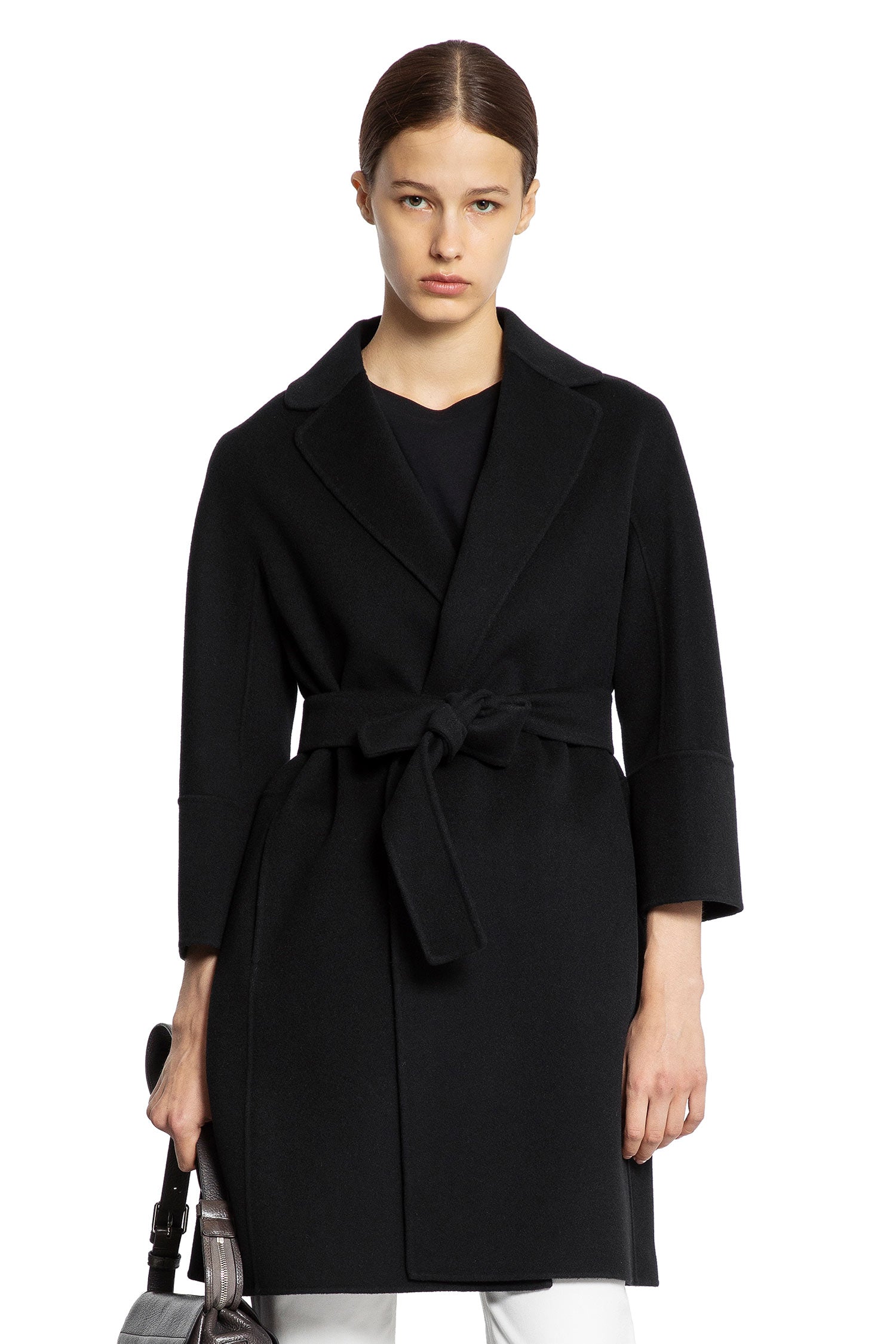 Short Double-Faced Wool Coat - Antonioli.eu