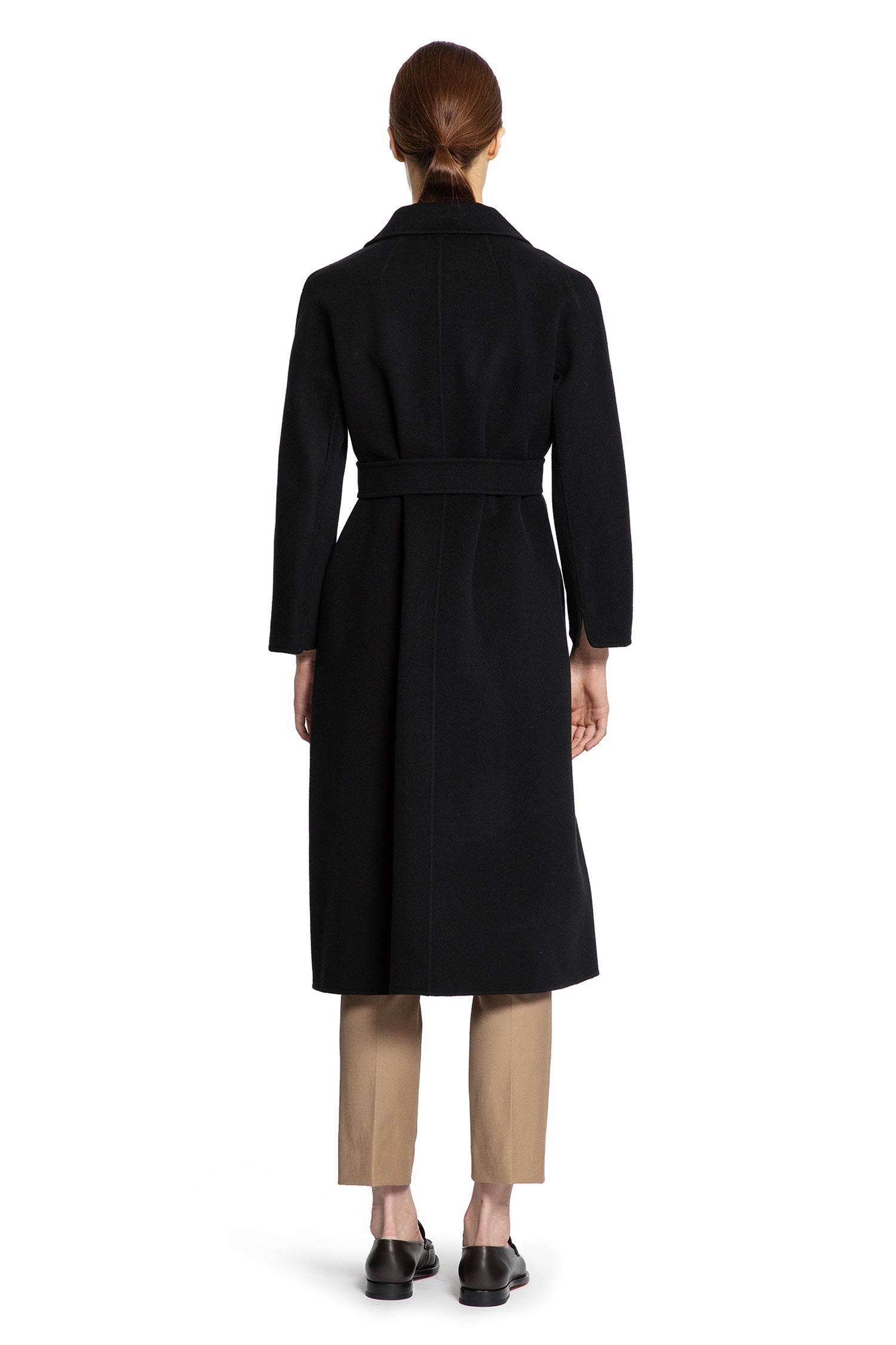 Wool Broadcloth Midi Coat - Antonioli.eu