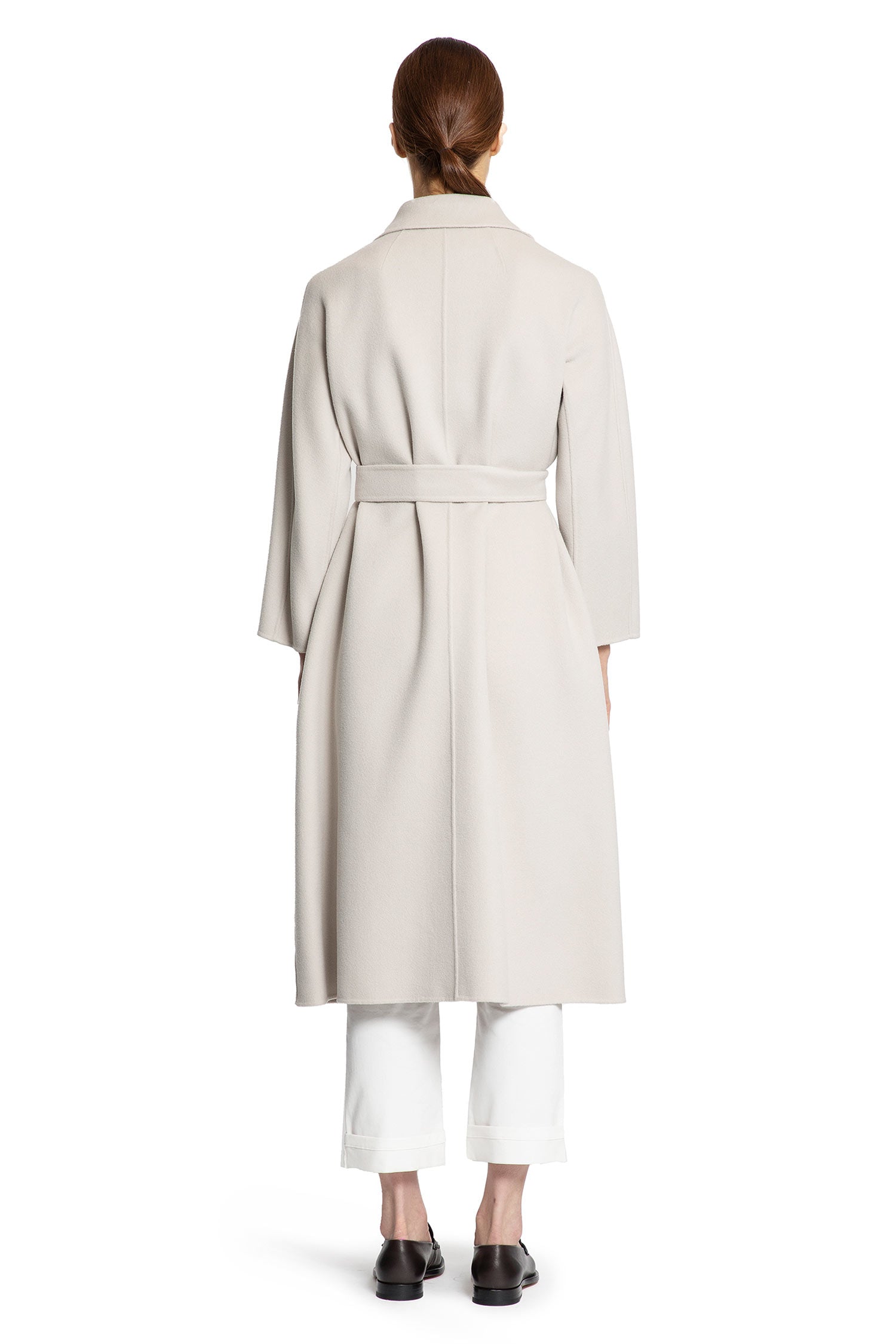 Wool Broadcloth Midi Coat