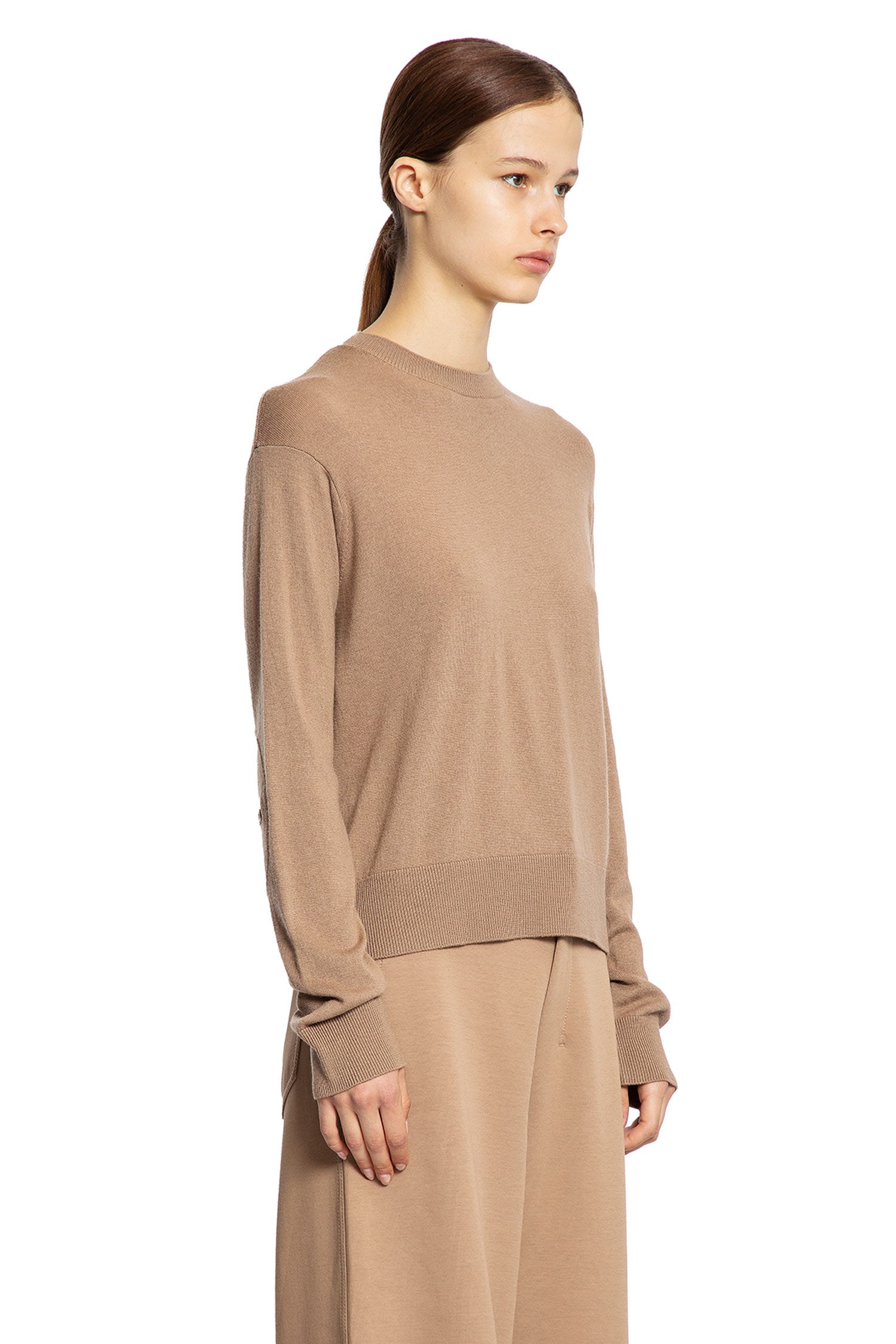 Elbow Patch Wool Sweater - Antonioli.eu