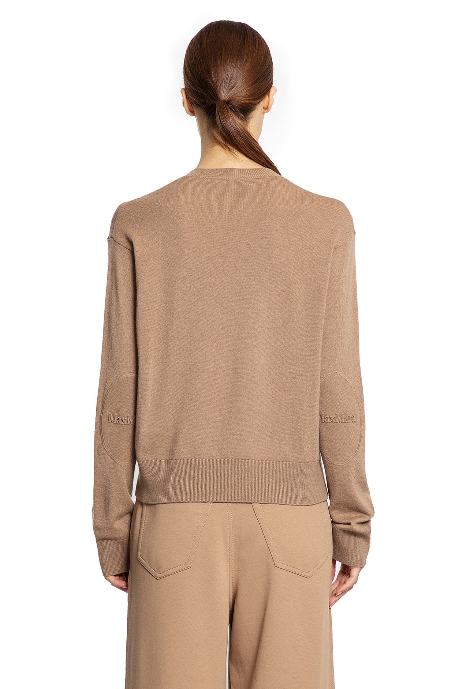Elbow Patch Wool Sweater - Antonioli.eu