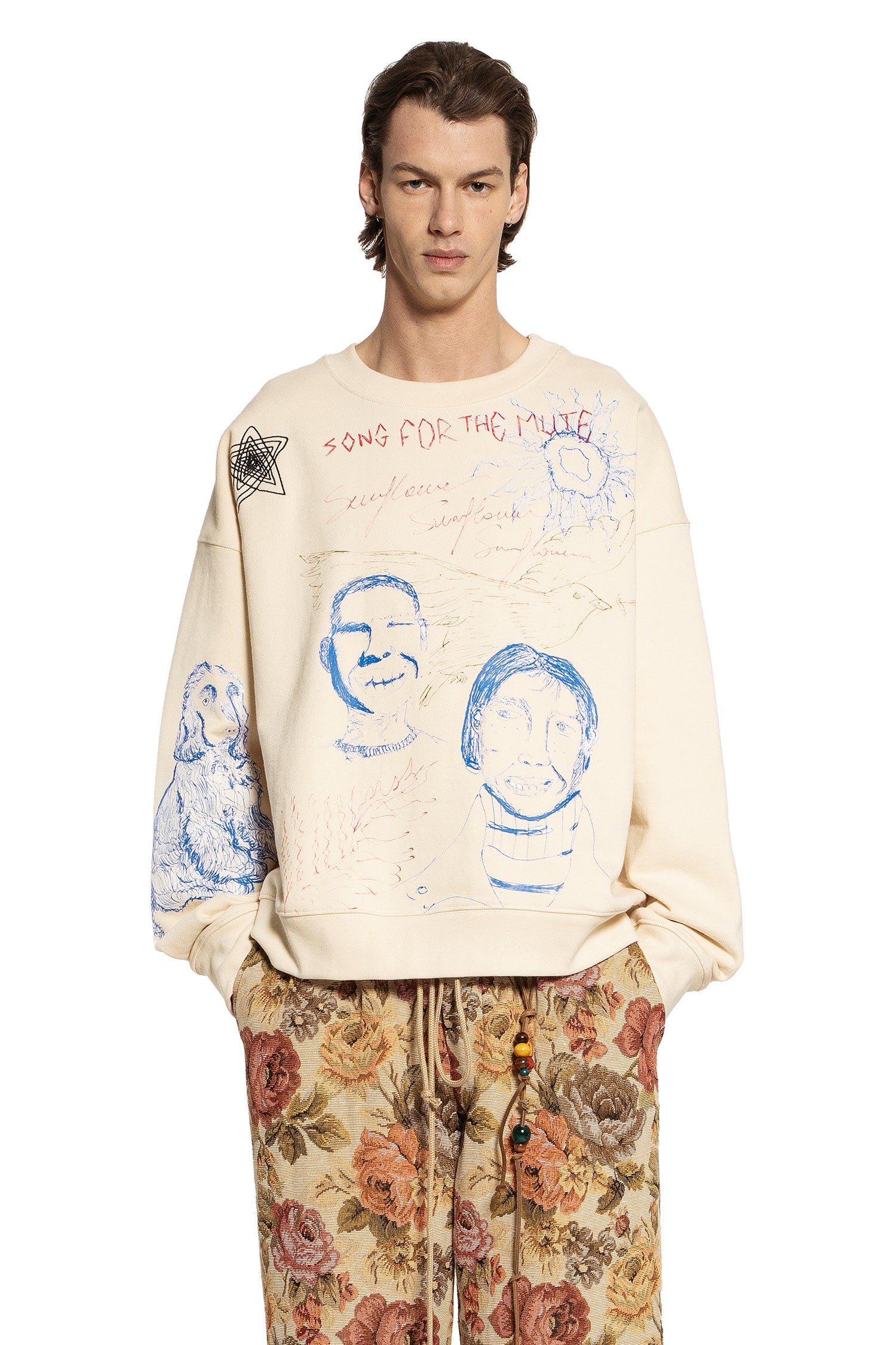 Sketchbook Relaxed Pullover - Antonioli.eu