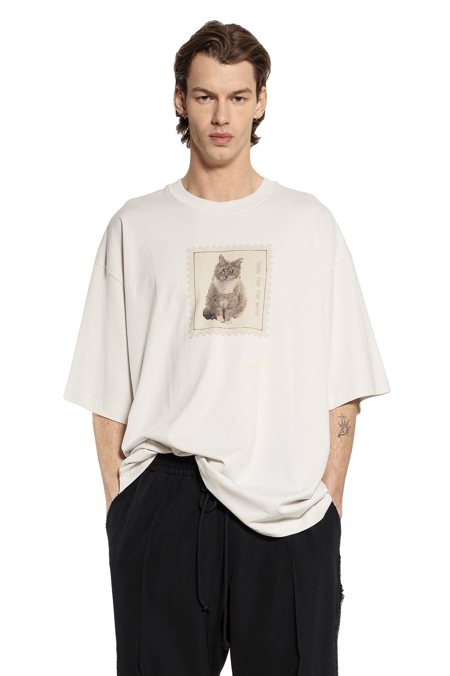 Minou Stamp Gym T-Shirt - Antonioli.eu