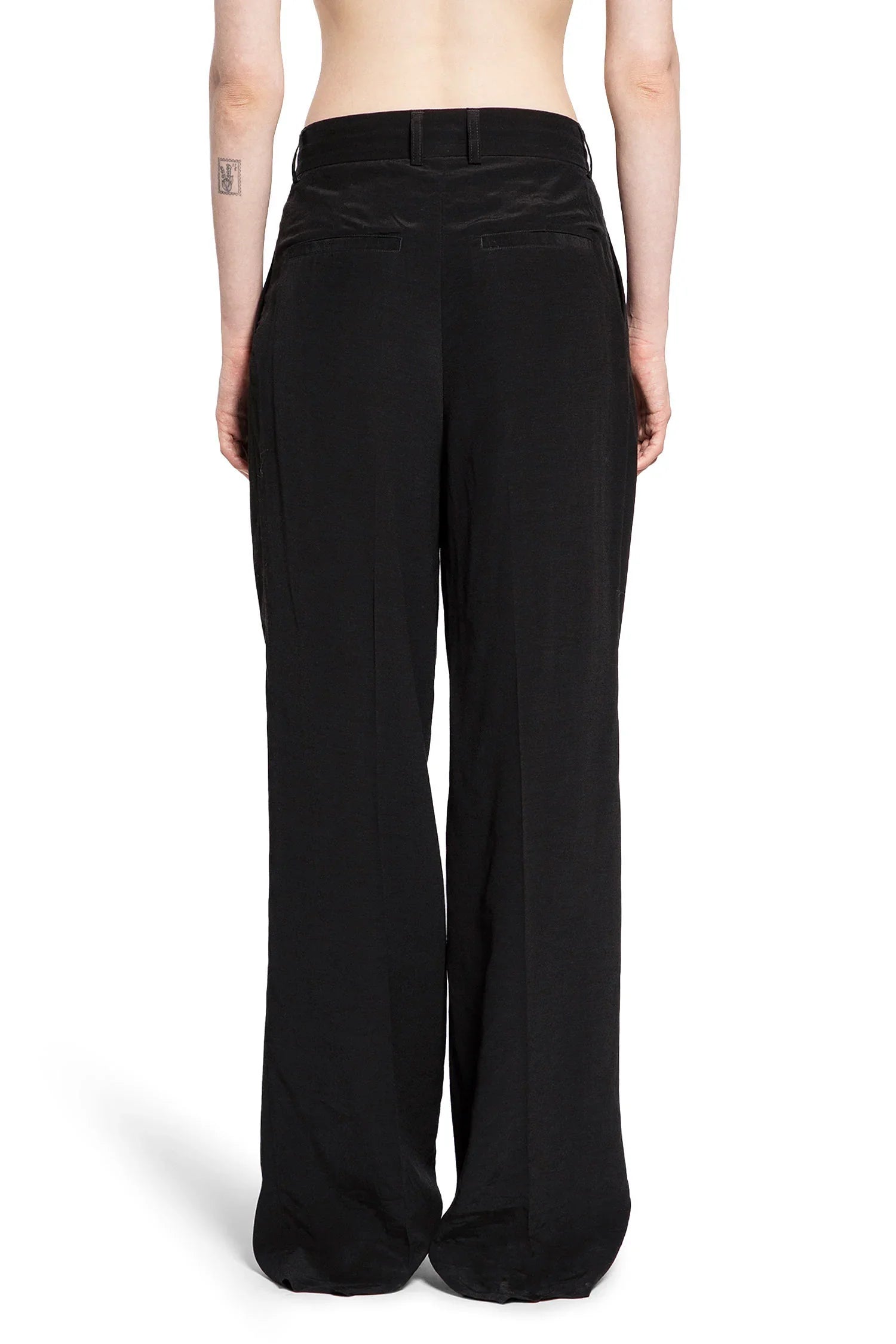 Double-Pleat Straight Trousers - Antonioli.eu
