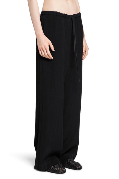 Woven Stripe Drawstring Trousers - Antonioli.eu