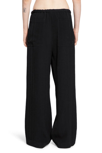 Woven Stripe Drawstring Trousers - Antonioli.eu