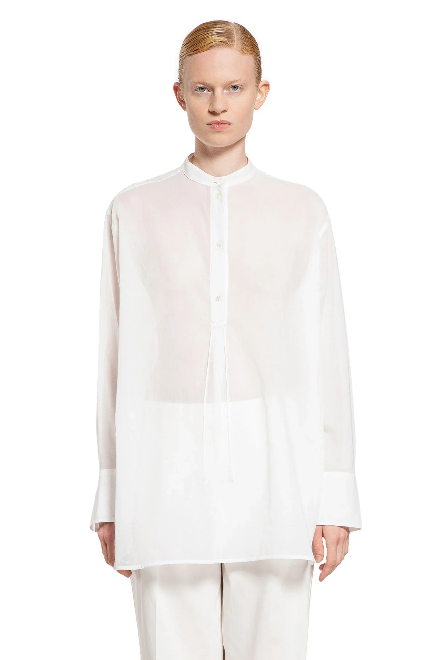 Stand-collar shirt - Antonioli.eu