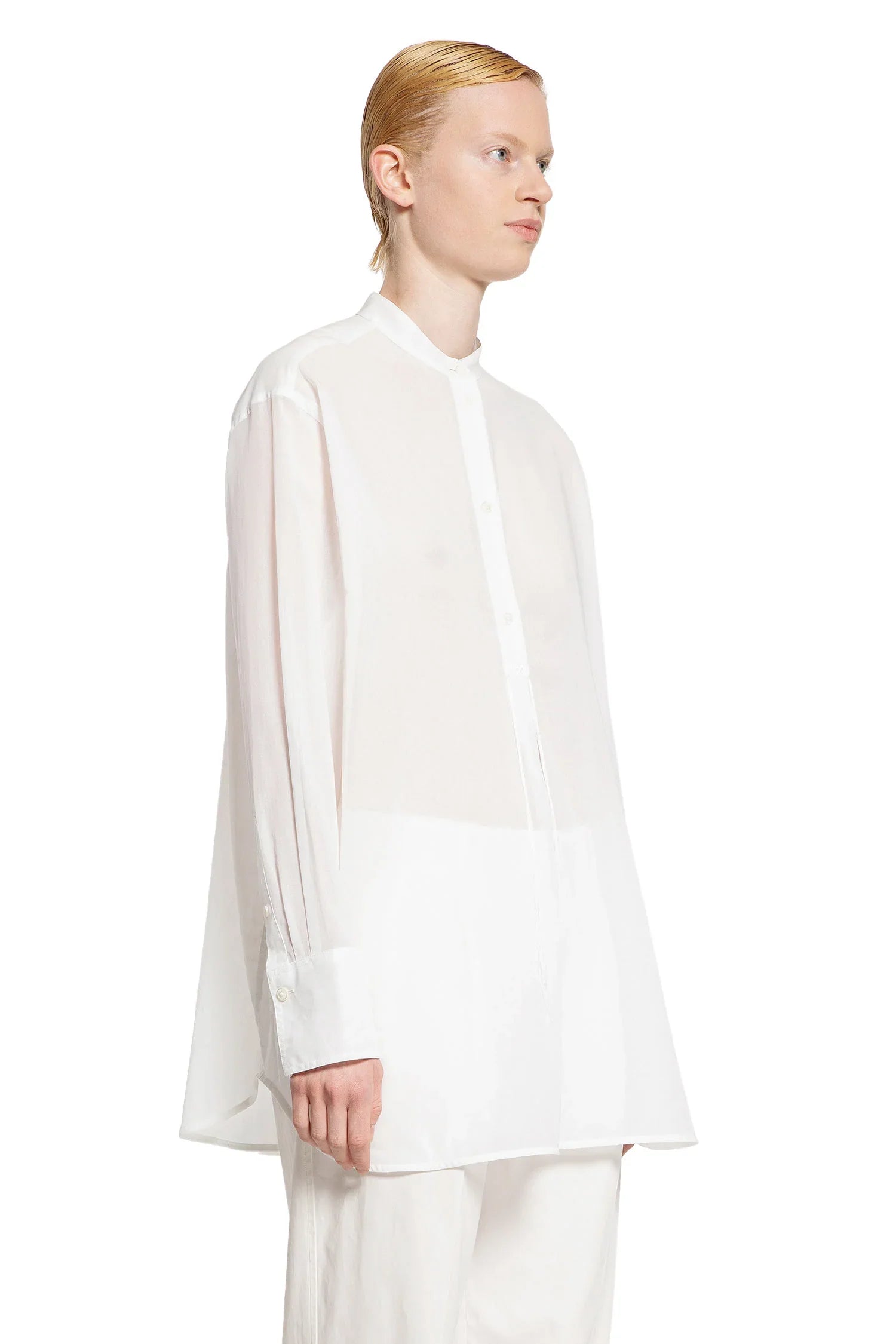 Stand-collar shirt - Antonioli.eu