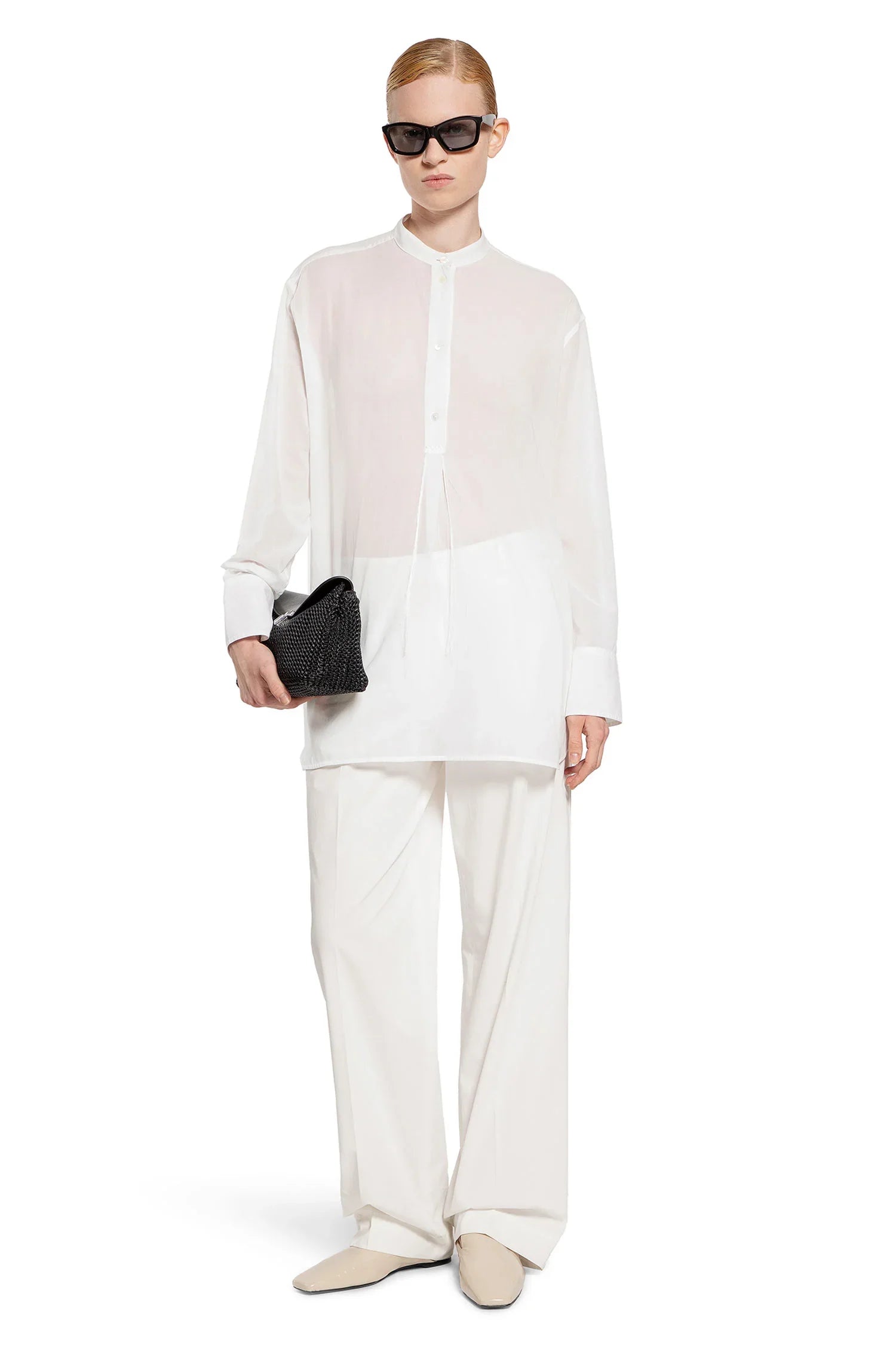 Stand-collar shirt - Antonioli.eu