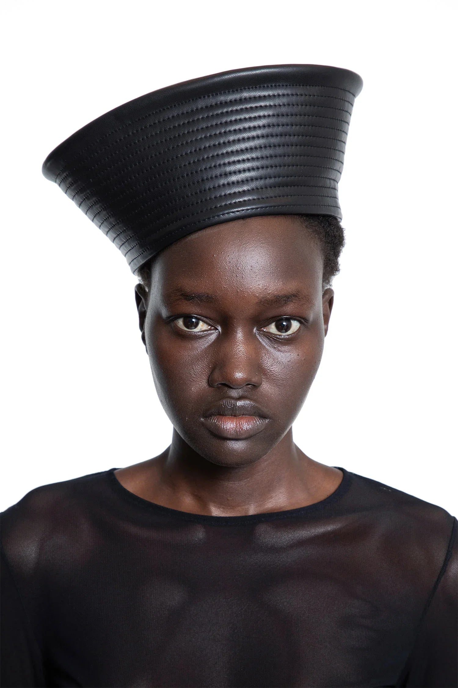JEAN PAUL GAULTIER WOMAN BLACK HATS - Antonioli.eu