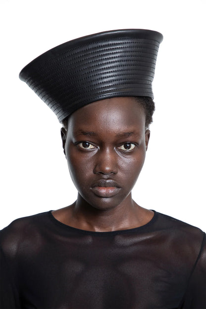 JEAN PAUL GAULTIER WOMAN BLACK HATS - Antonioli.eu