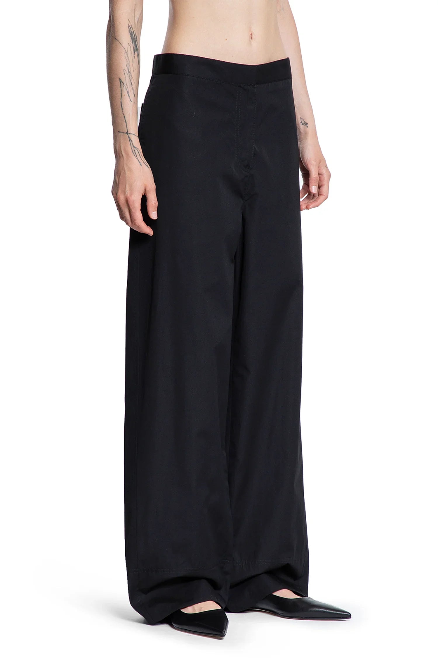TOTEME WOMAN BLACK TROUSERS - Antonioli.eu