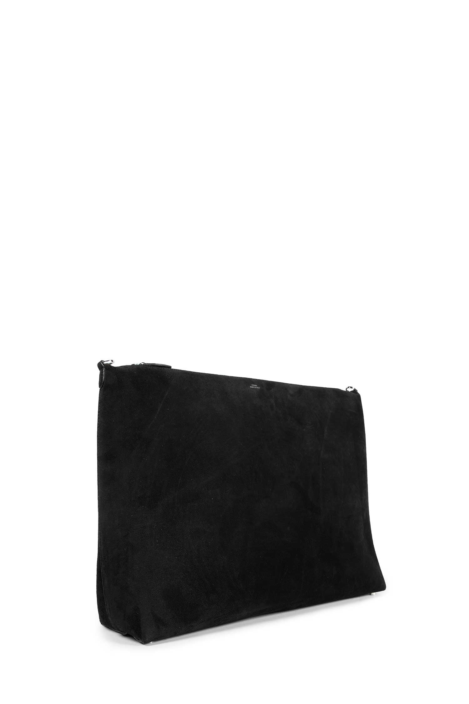 Bevel Shoulder Bag in Suede