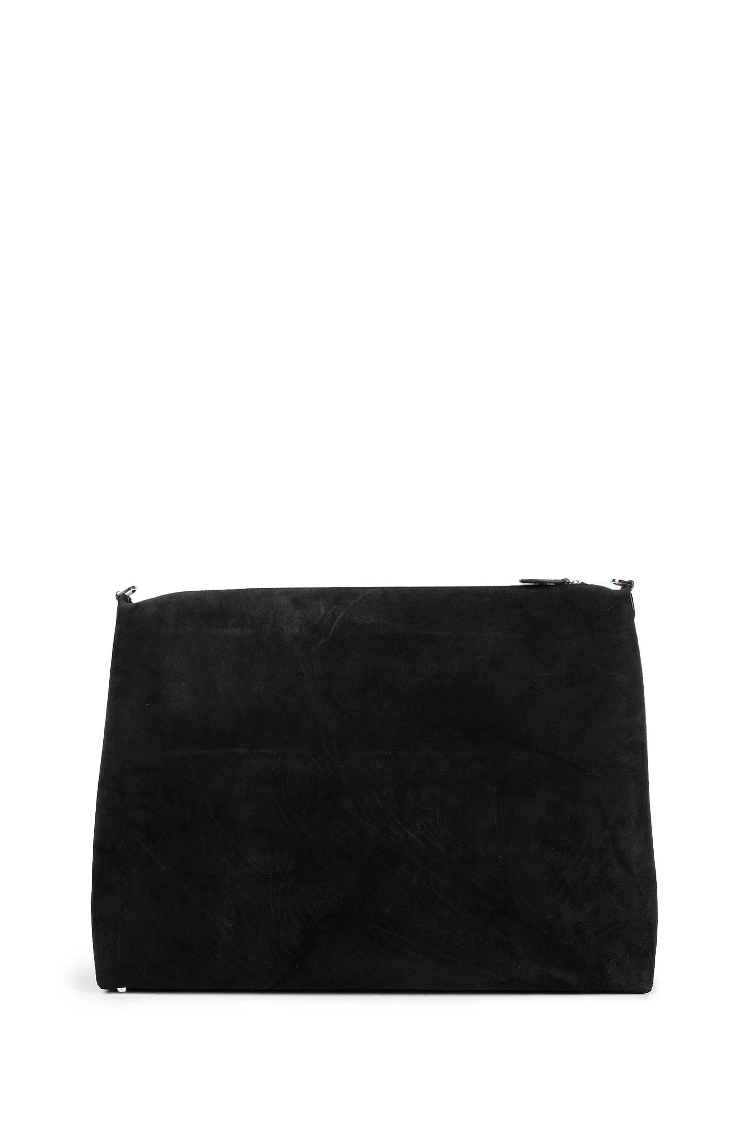 Bevel Shoulder Bag in Suede