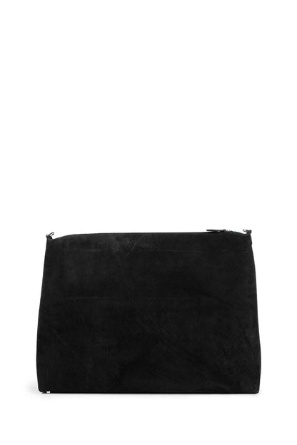 Bevel Shoulder Bag in Suede