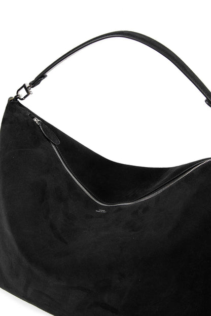 Bevel Shoulder Bag in Suede