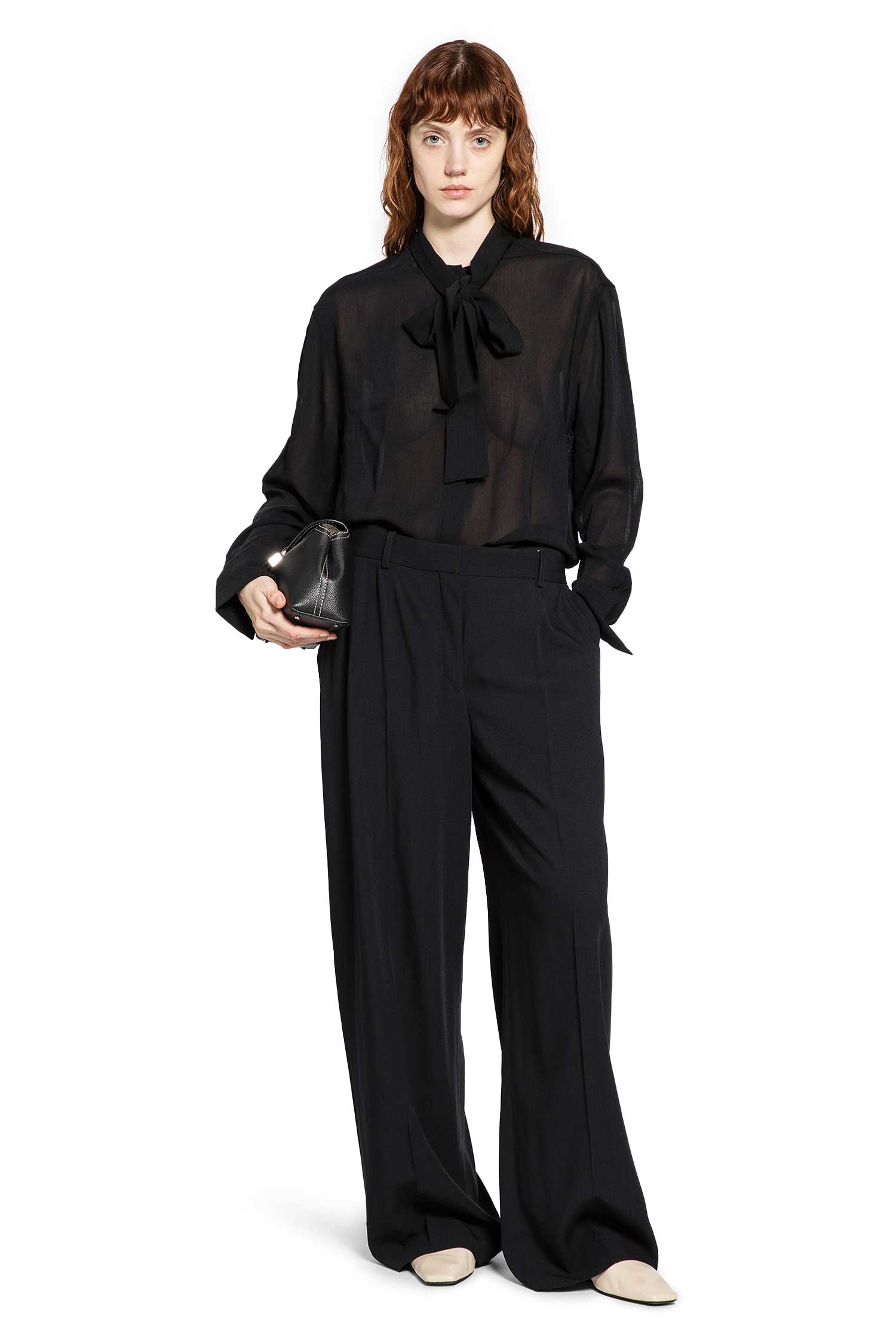 Wide Fluid Trousers - Antonioli.eu