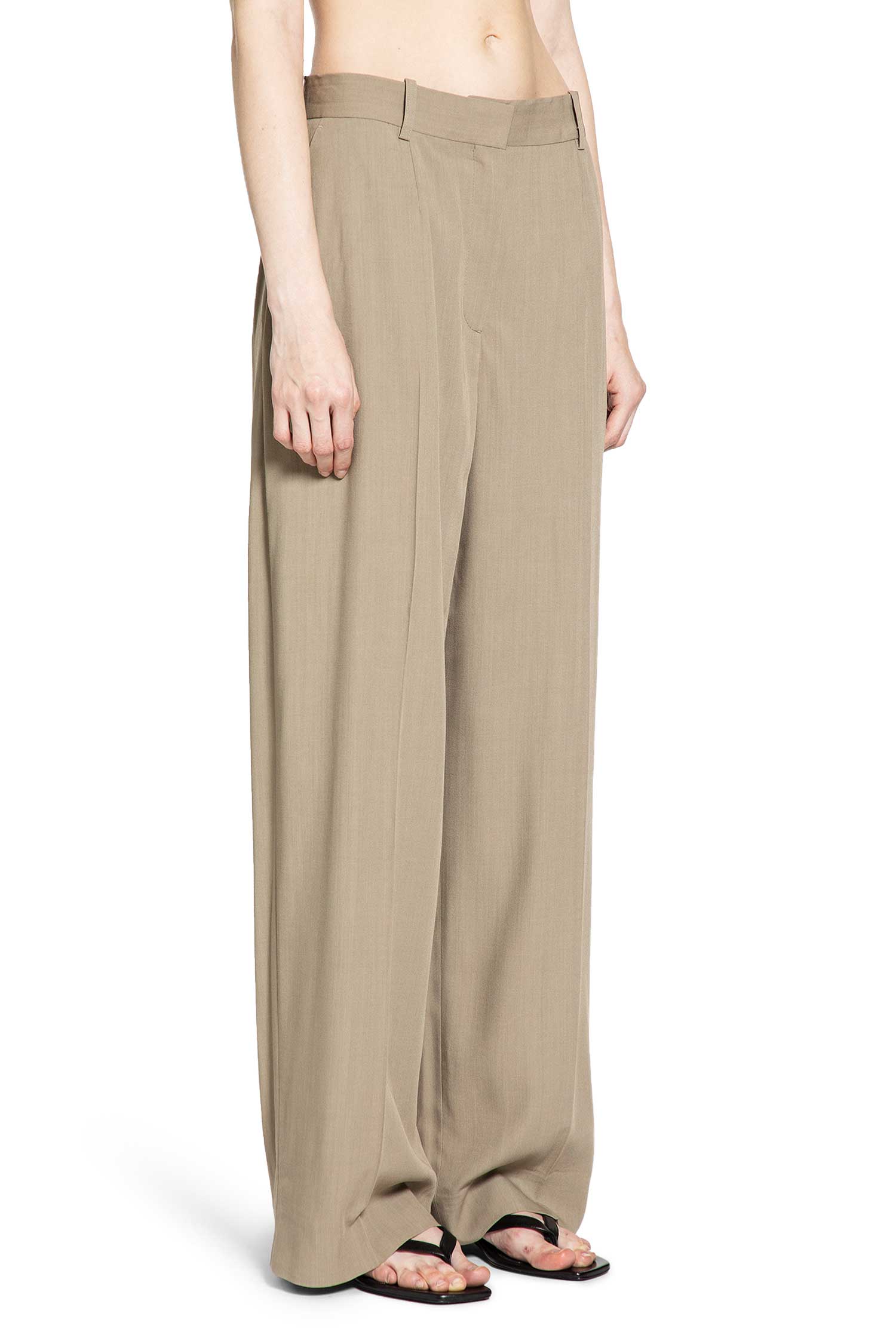Wide Fluid Trousers