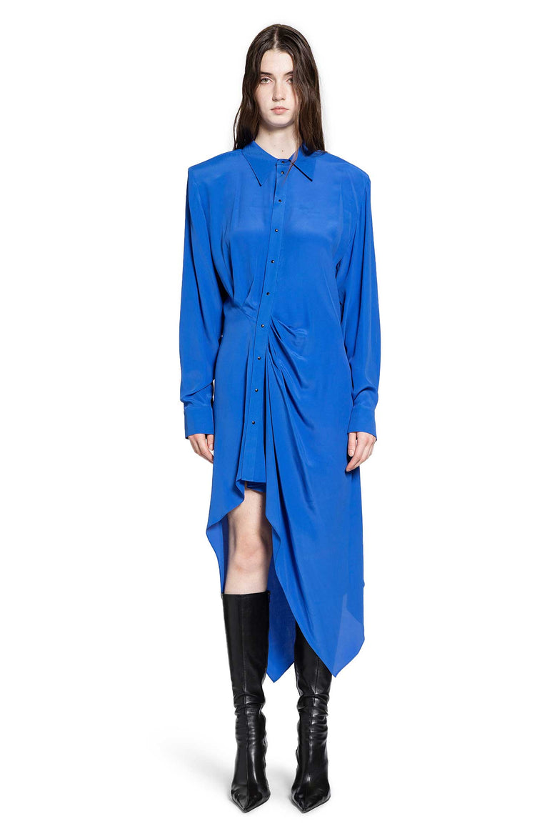 Asymmetric Shirt Dress