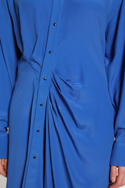 Asymmetric Shirt Dress