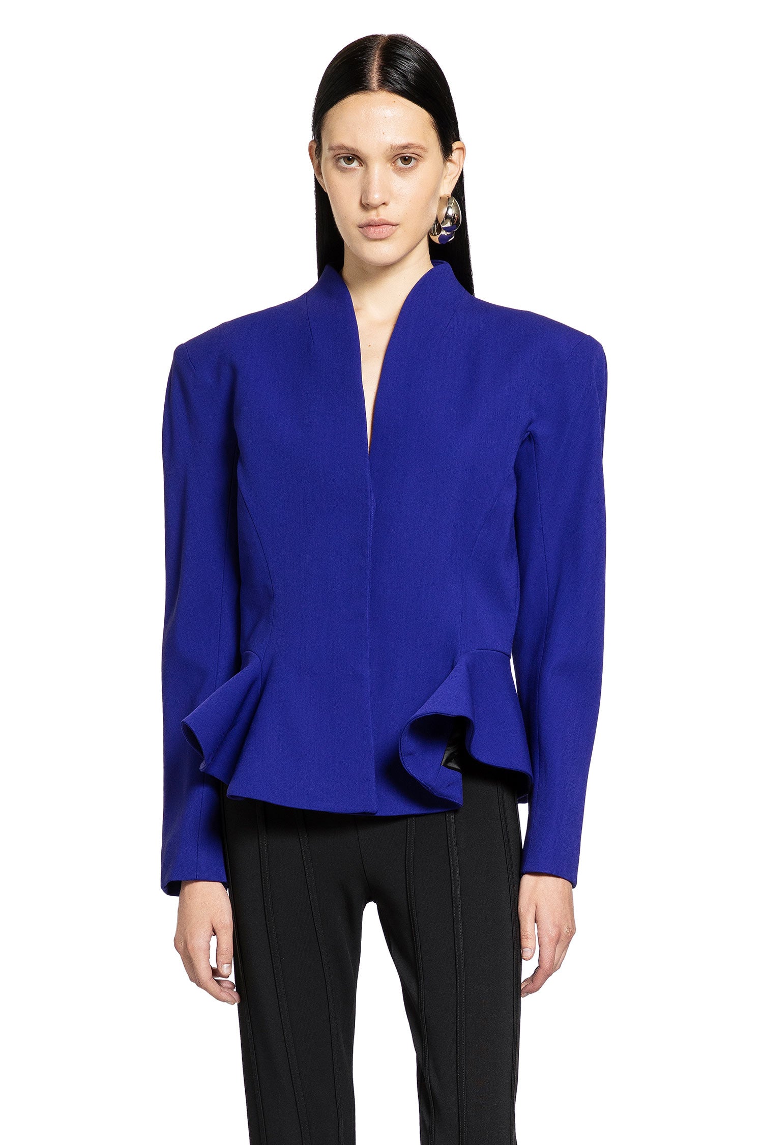 Flared Wool Jacket - Antonioli.eu