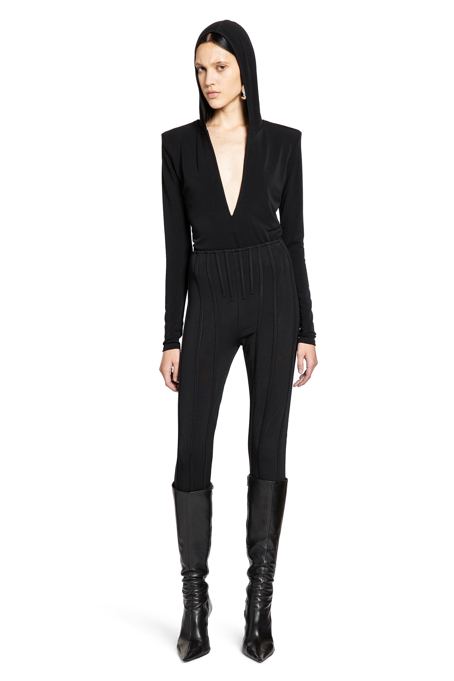 Boned Knit Leggings - Antonioli.eu