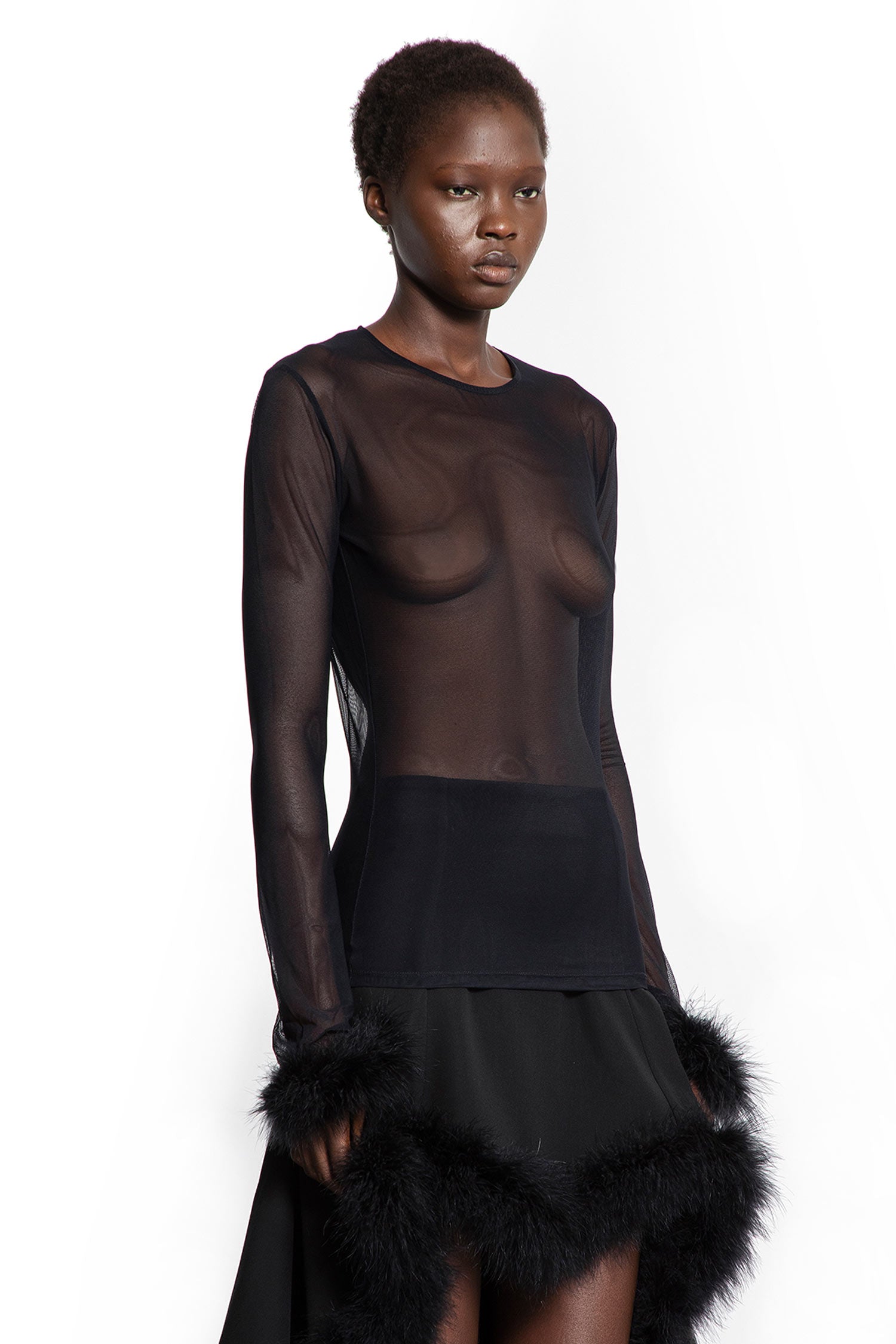 Marabou Top in Mesh - Antonioli.eu
