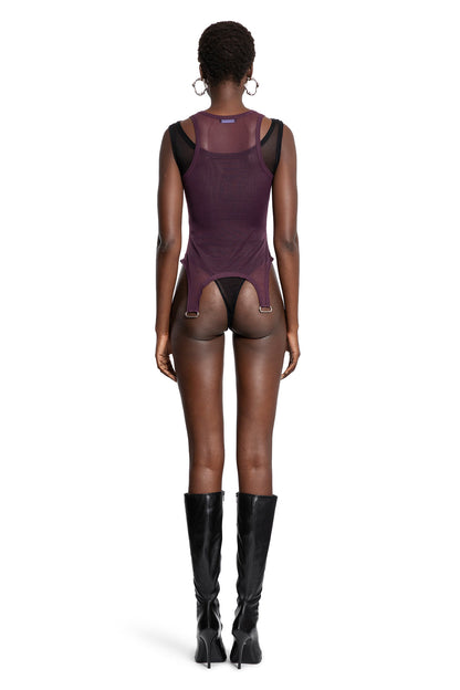 Layered Top in Mesh - Antonioli.eu