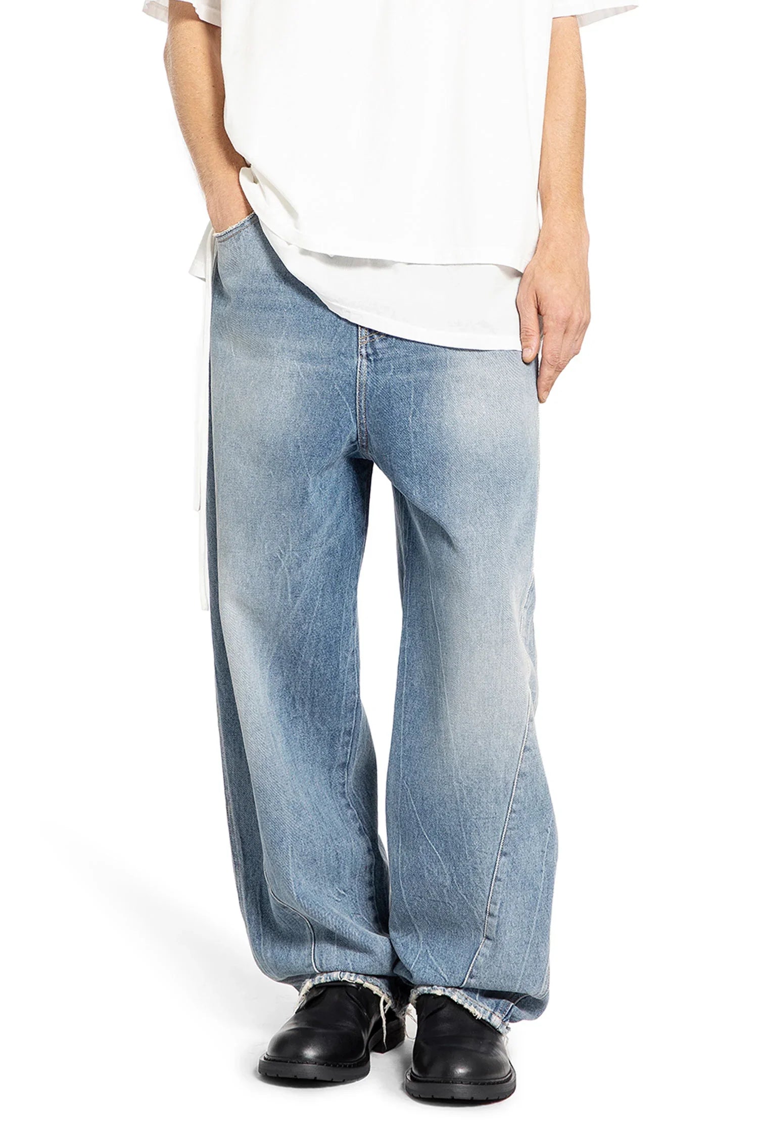 5 Pocket wide leg jeans - Antonioli.eu