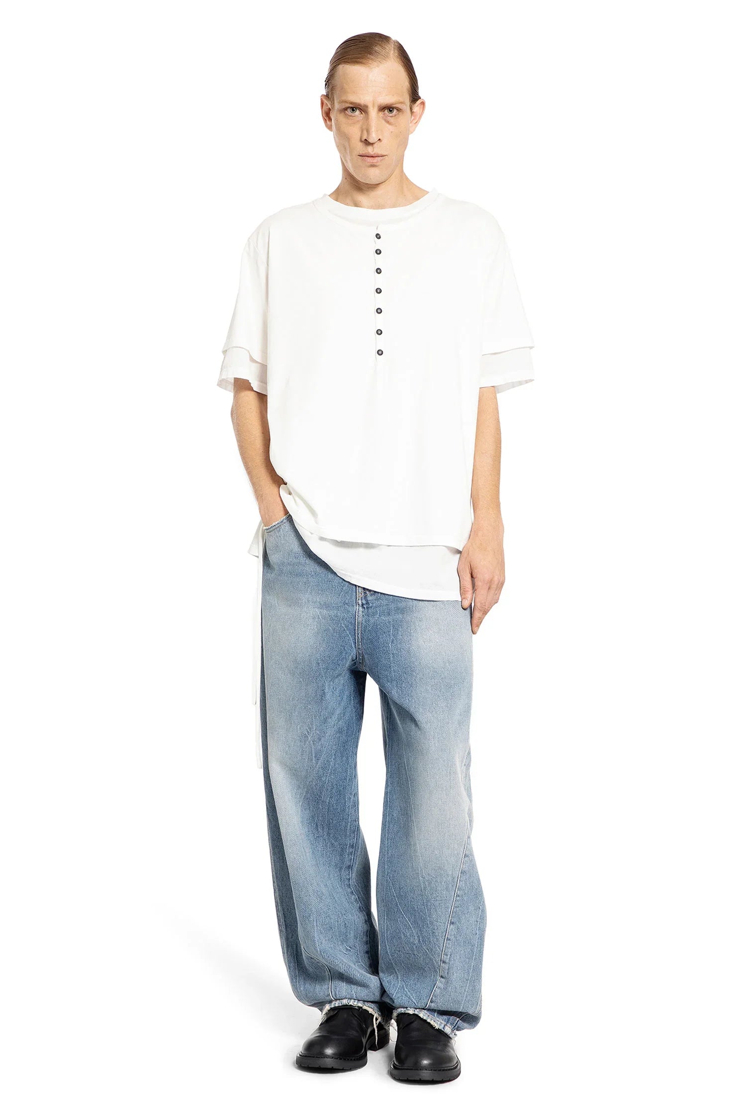 5 Pocket wide leg jeans - Antonioli.eu