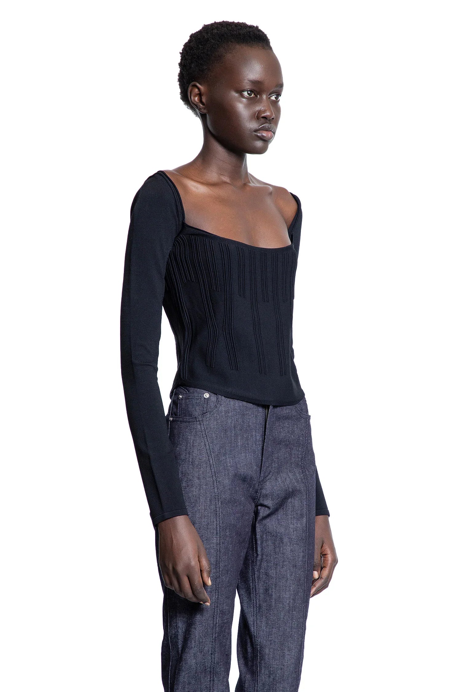 Ottoman Long Sleeve Top - Antonioli.eu