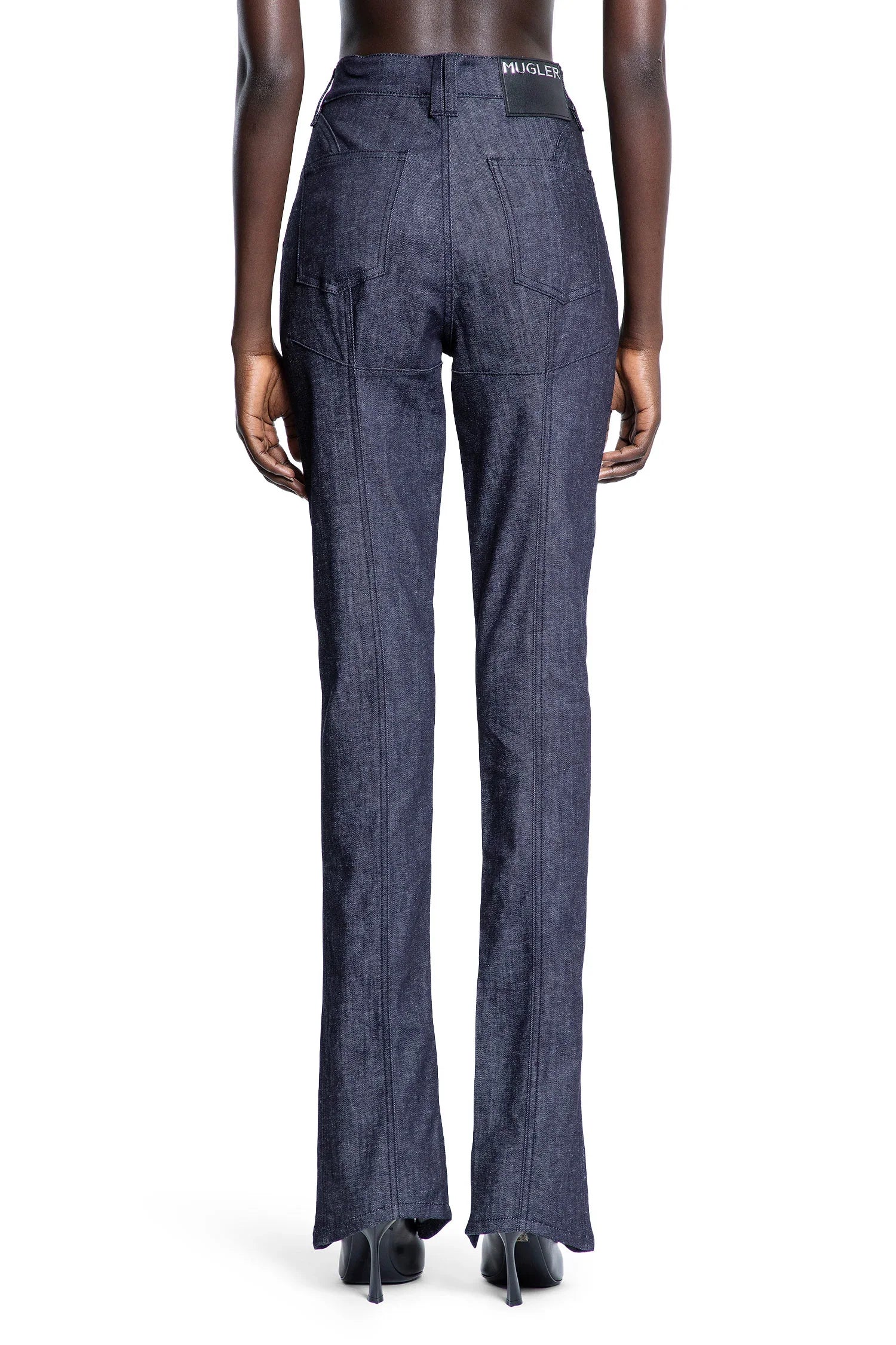 Pierced Raw Denim Skinny Jeans - Antonioli.eu