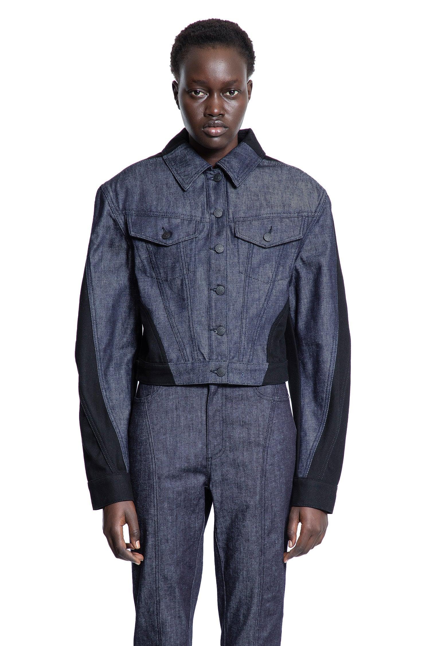 Bi-Colour Denim Jacket - Antonioli.eu