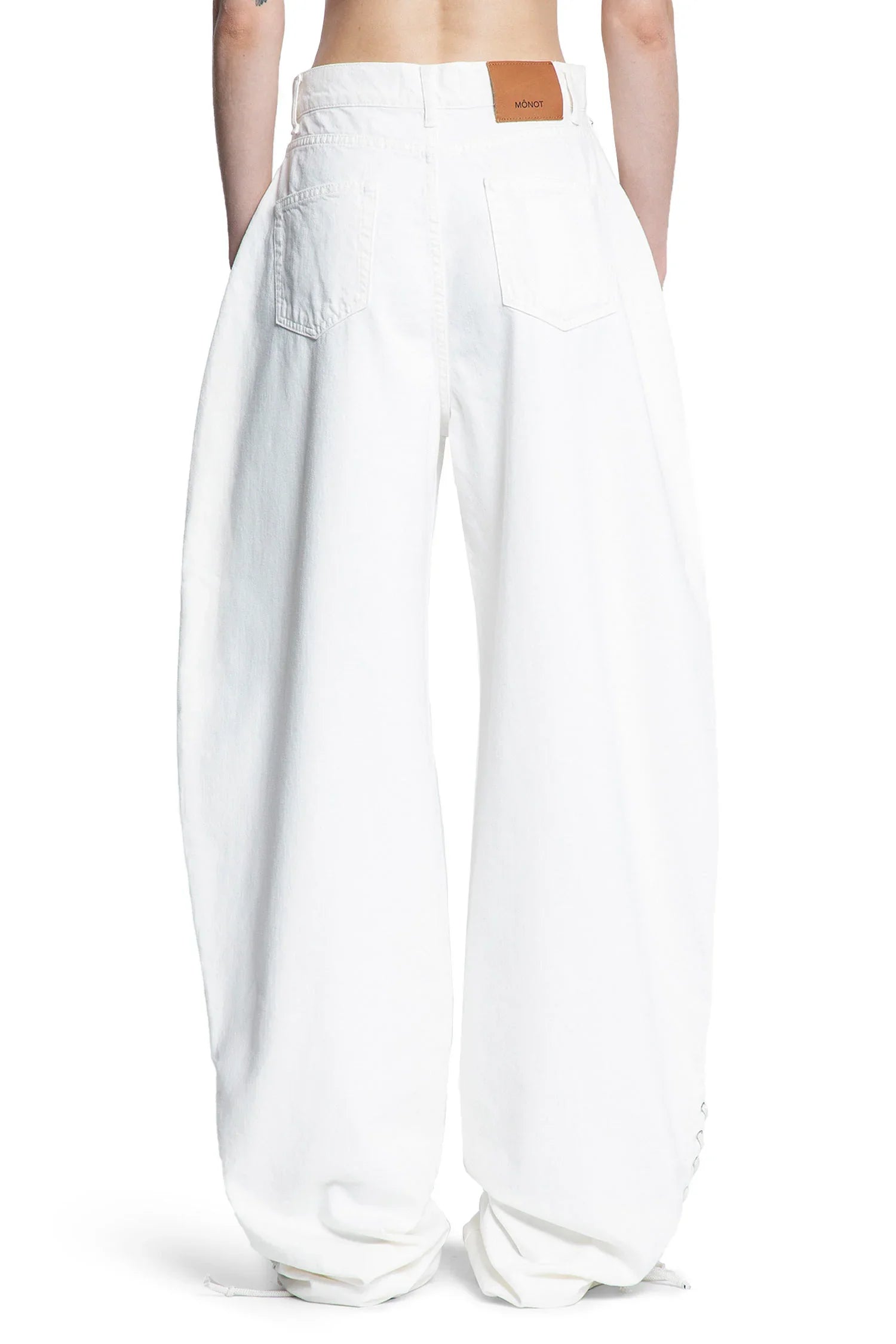 Laced up jeans - Antonioli.eu