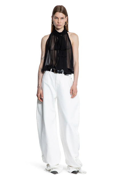 Laced up jeans - Antonioli.eu