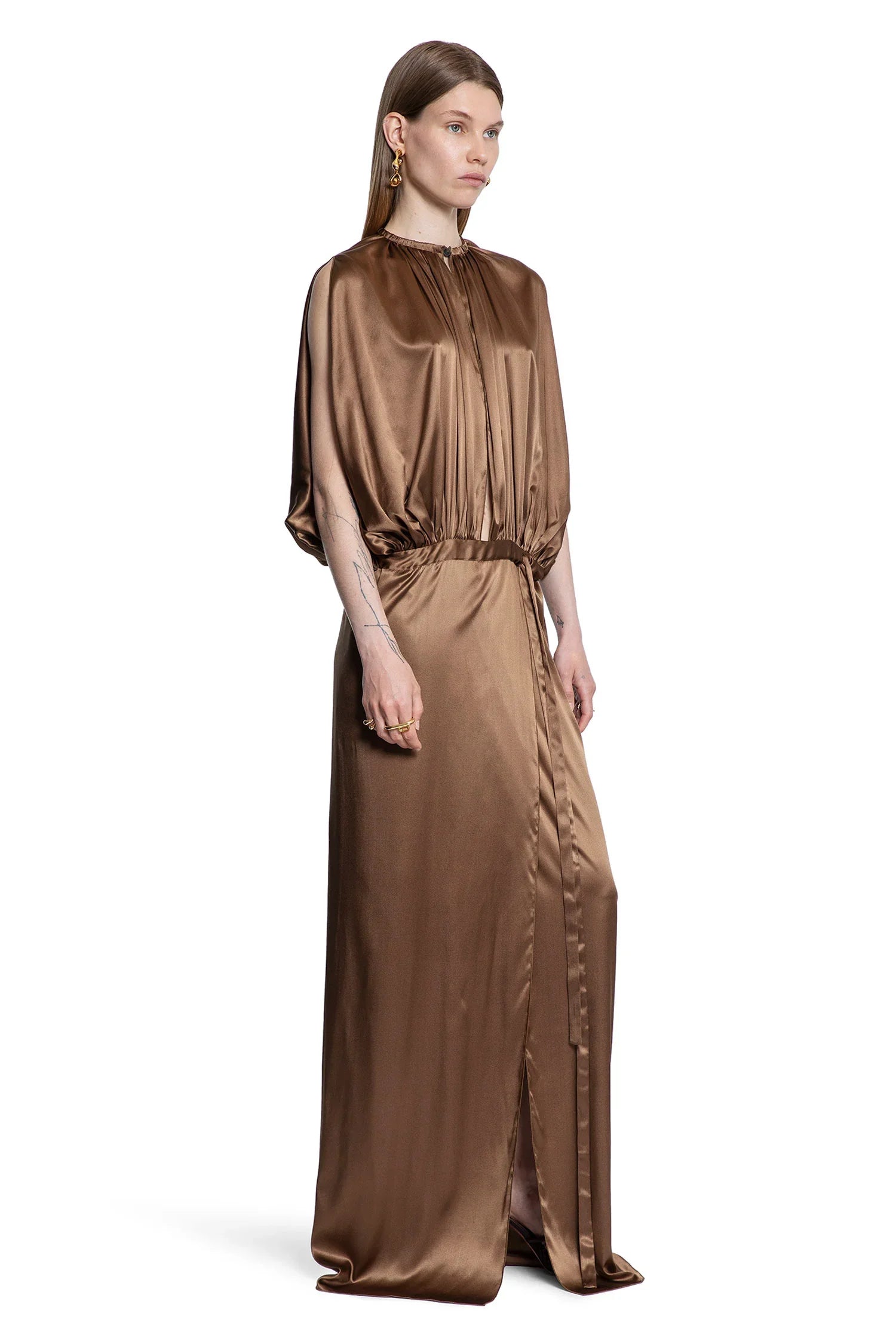 Sleeveless belt dress - Antonioli.eu