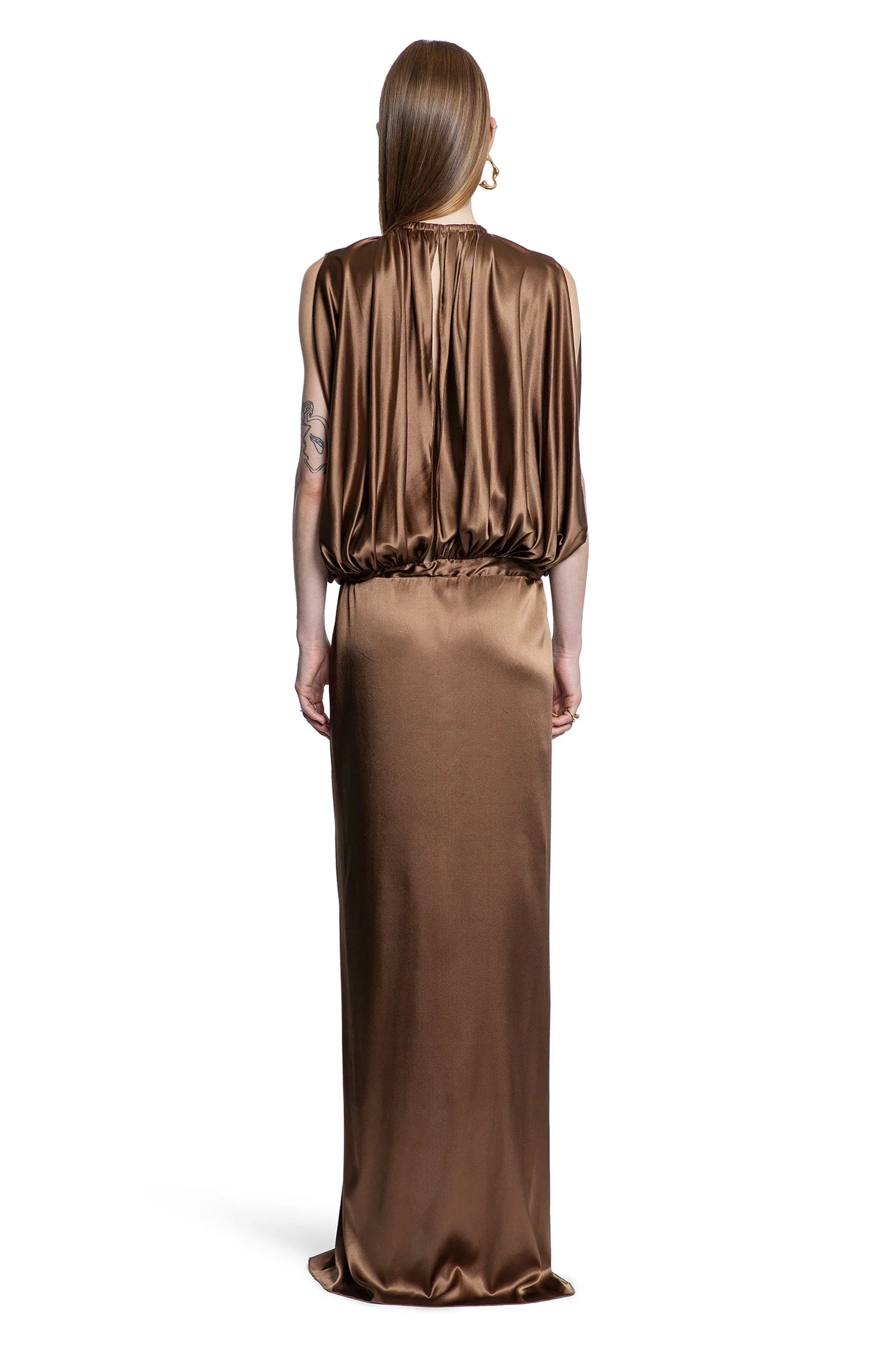 Sleeveless belt dress - Antonioli.eu
