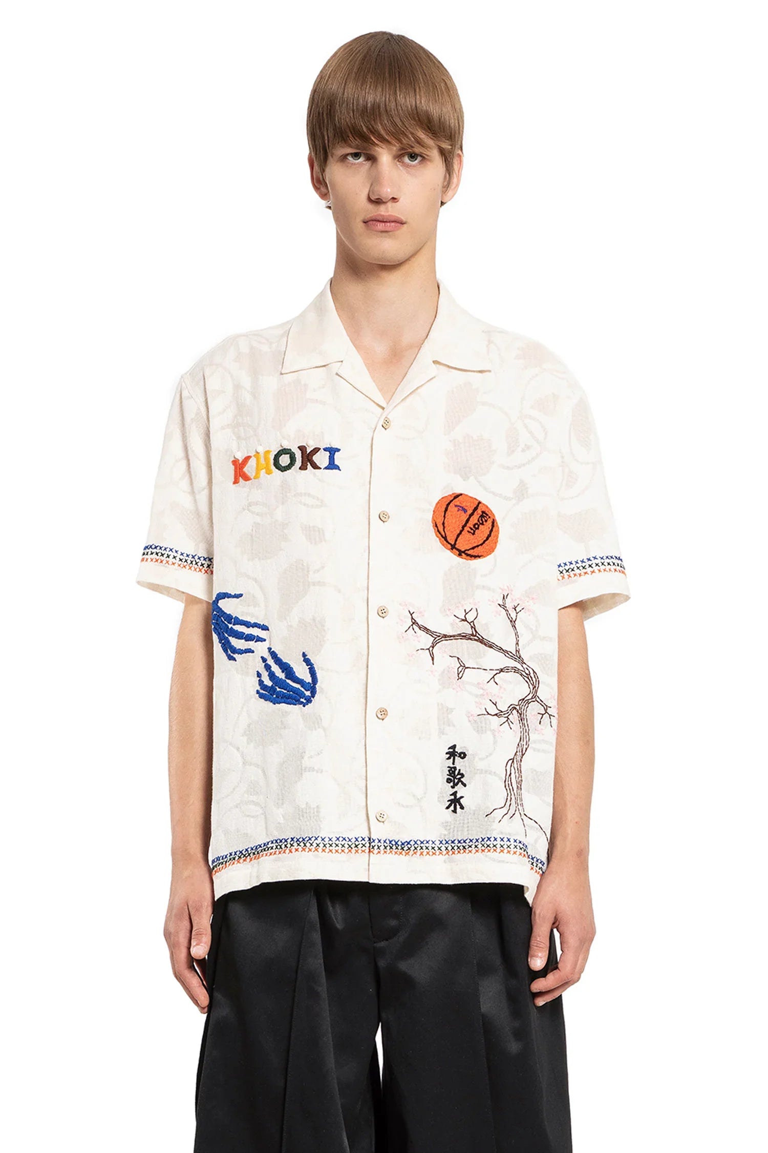 Hand embroidery shirt - Antonioli.eu