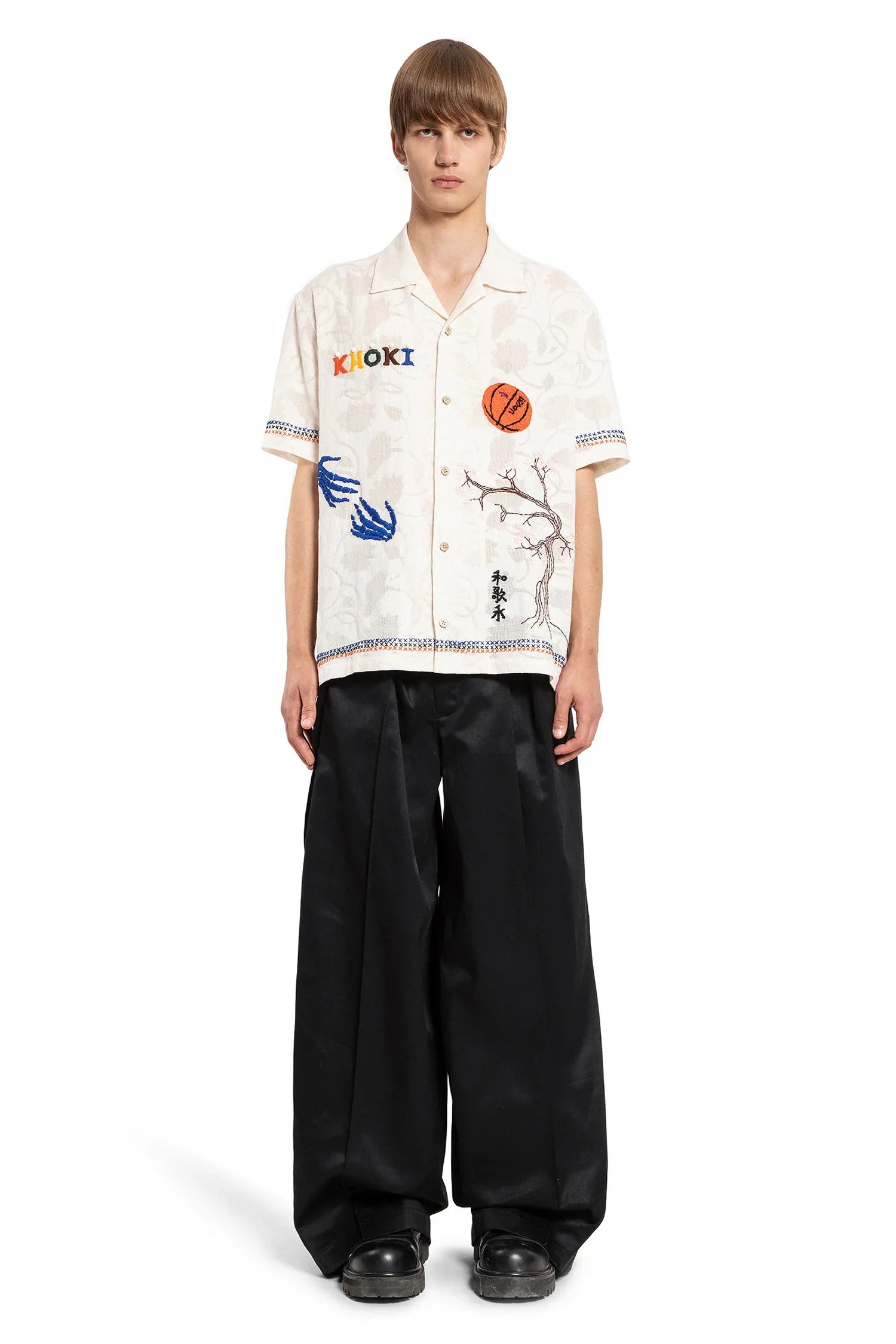 Hand embroidery shirt - Antonioli.eu