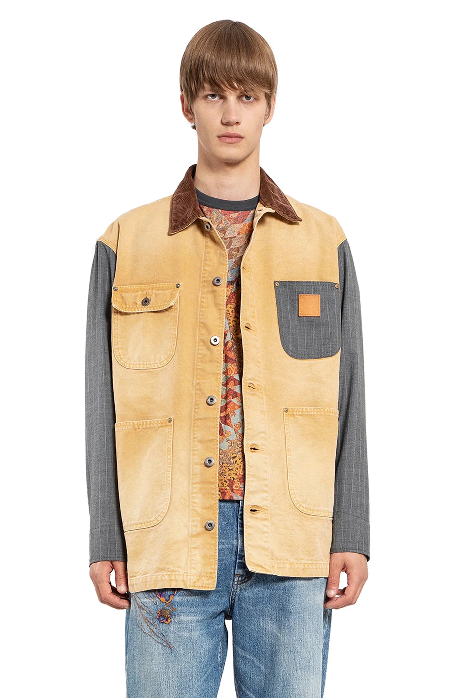 Spliced Workwear Jacket - Antonioli.eu