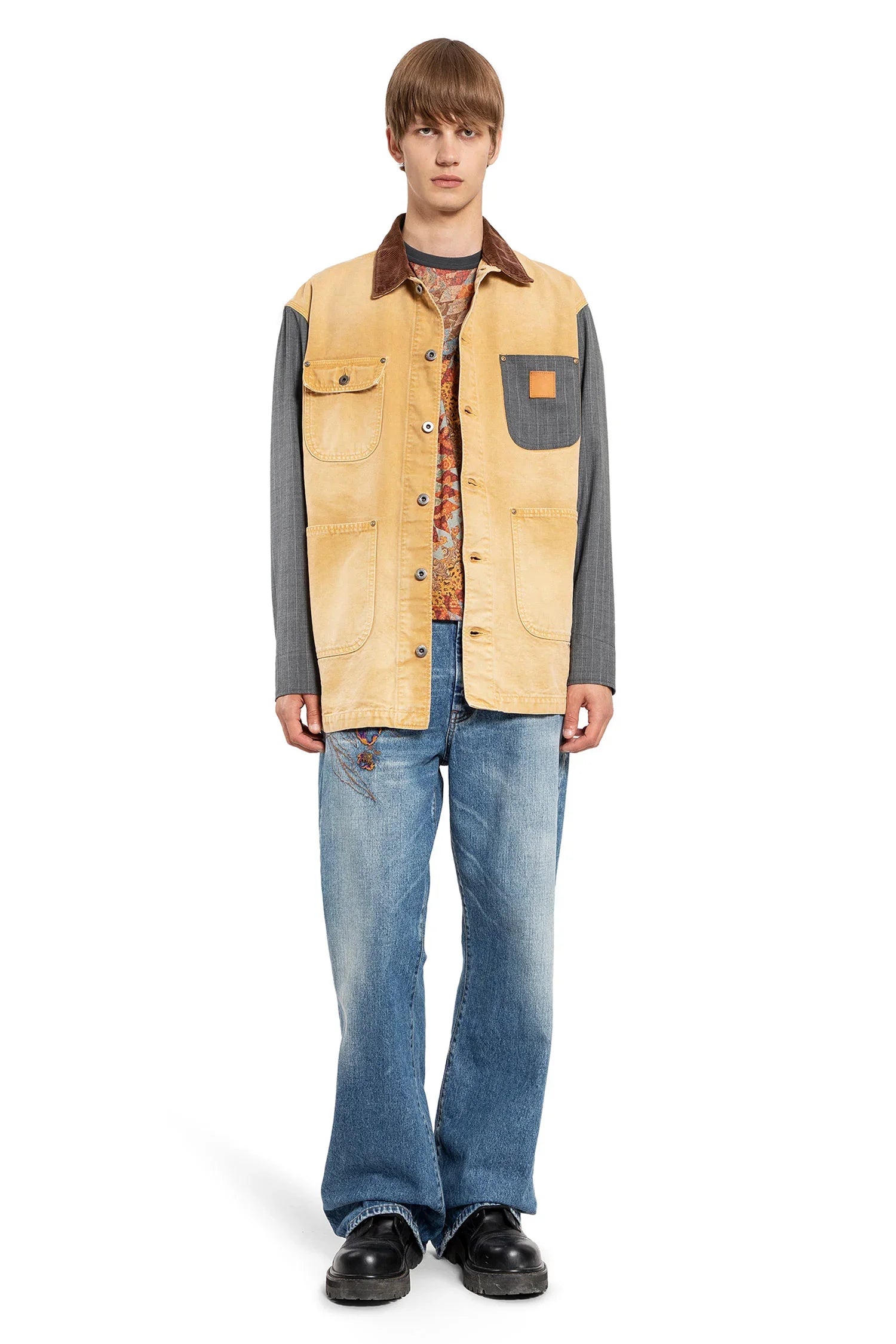 Spliced Workwear Jacket - Antonioli.eu