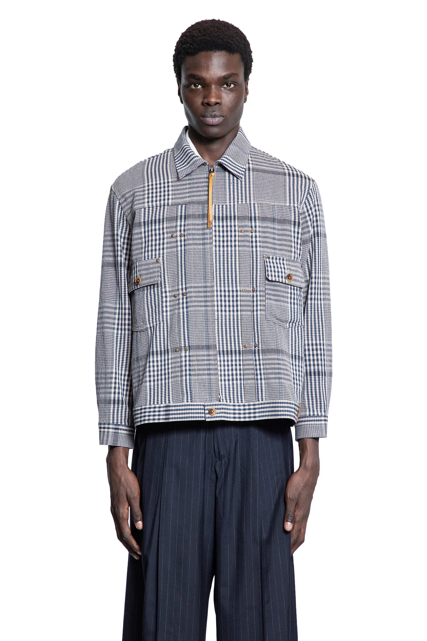 Prince of Wales Cotton Jacket - Antonioli.eu