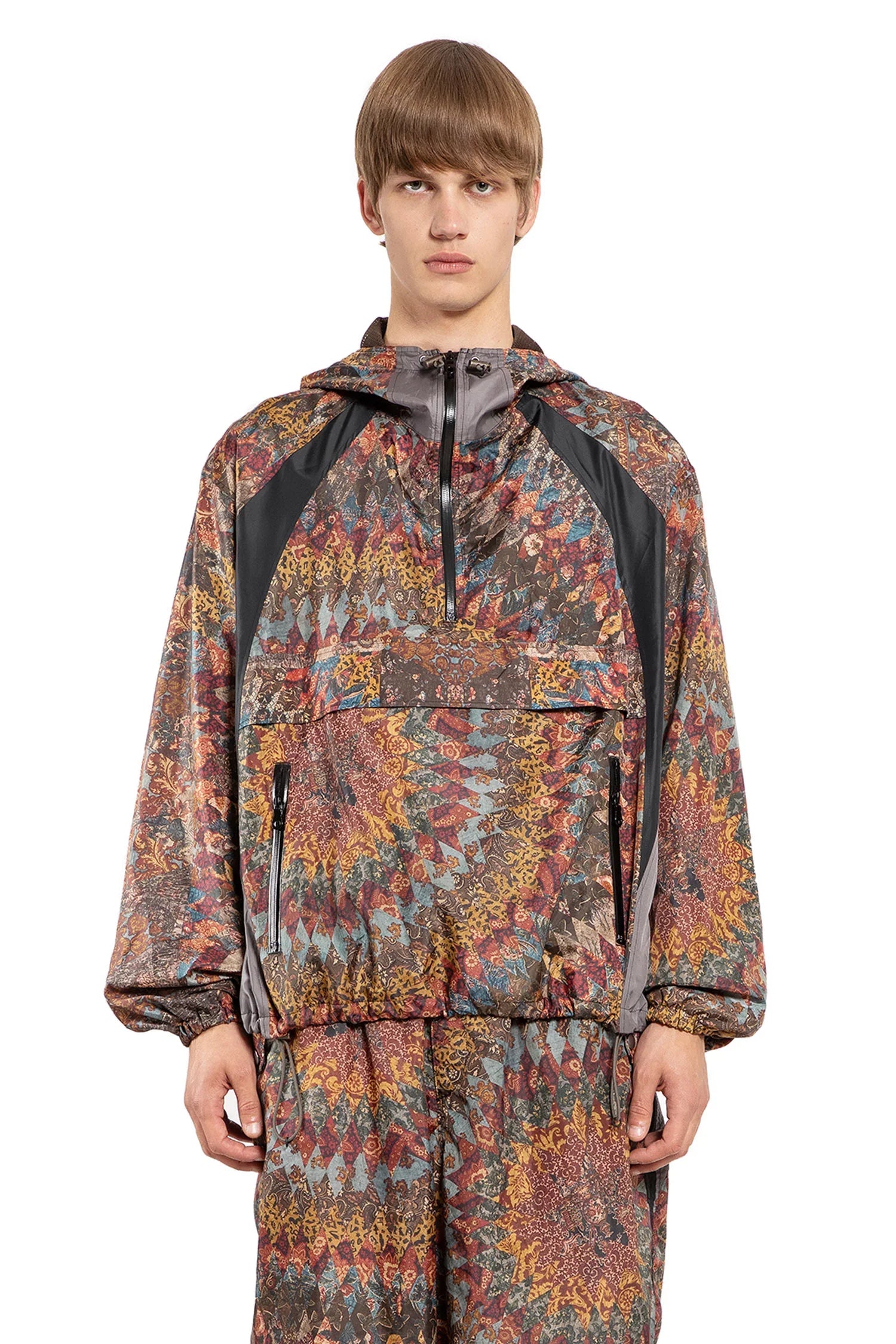 Printed Nylon Anorak - Antonioli.eu