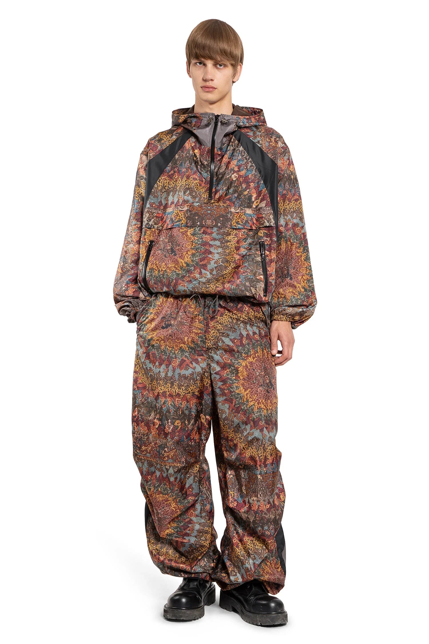 Printed Nylon Anorak - Antonioli.eu