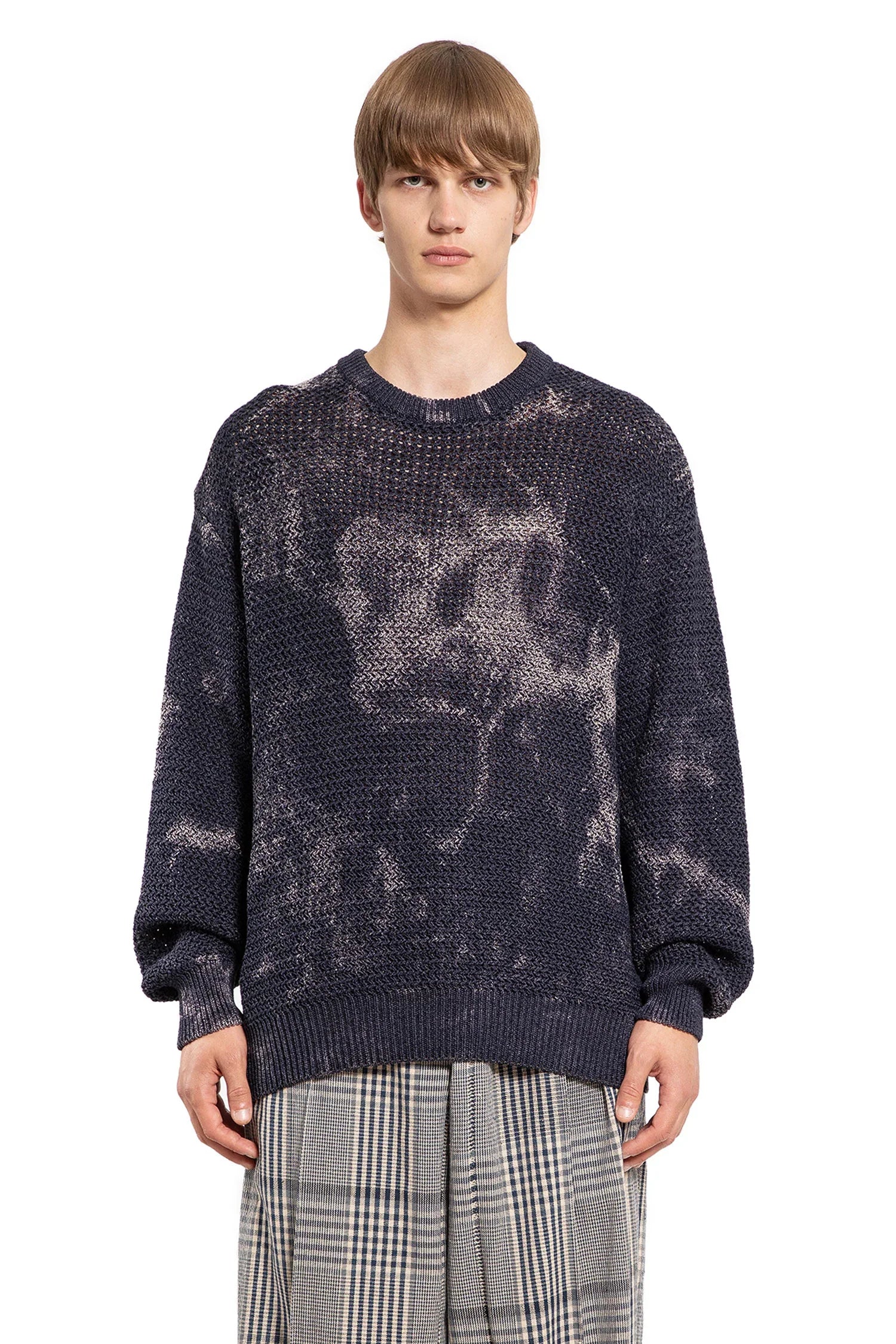 Tie Dye Lyocell Cotton Sweater - Antonioli.eu