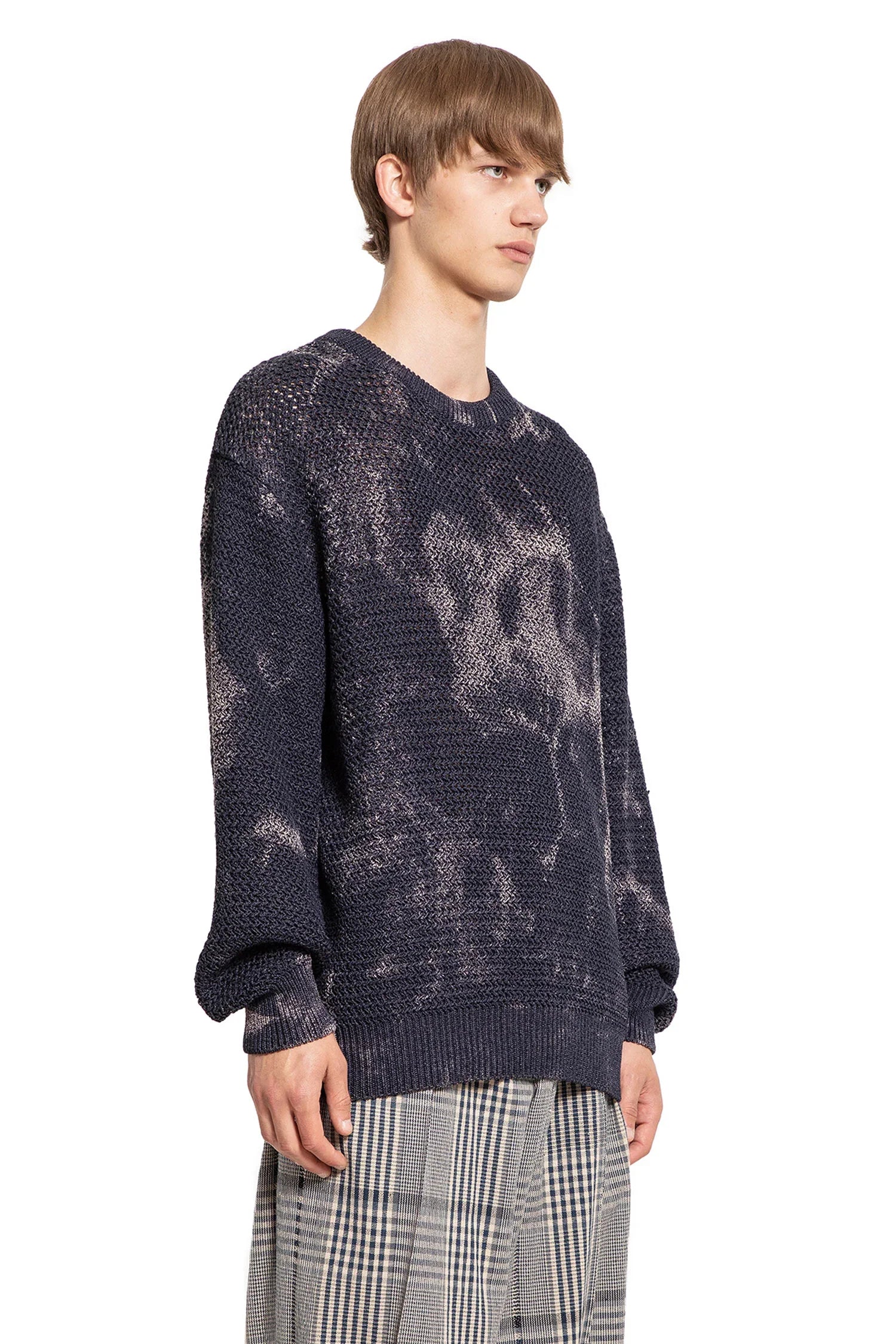 Tie Dye Lyocell Cotton Sweater - Antonioli.eu