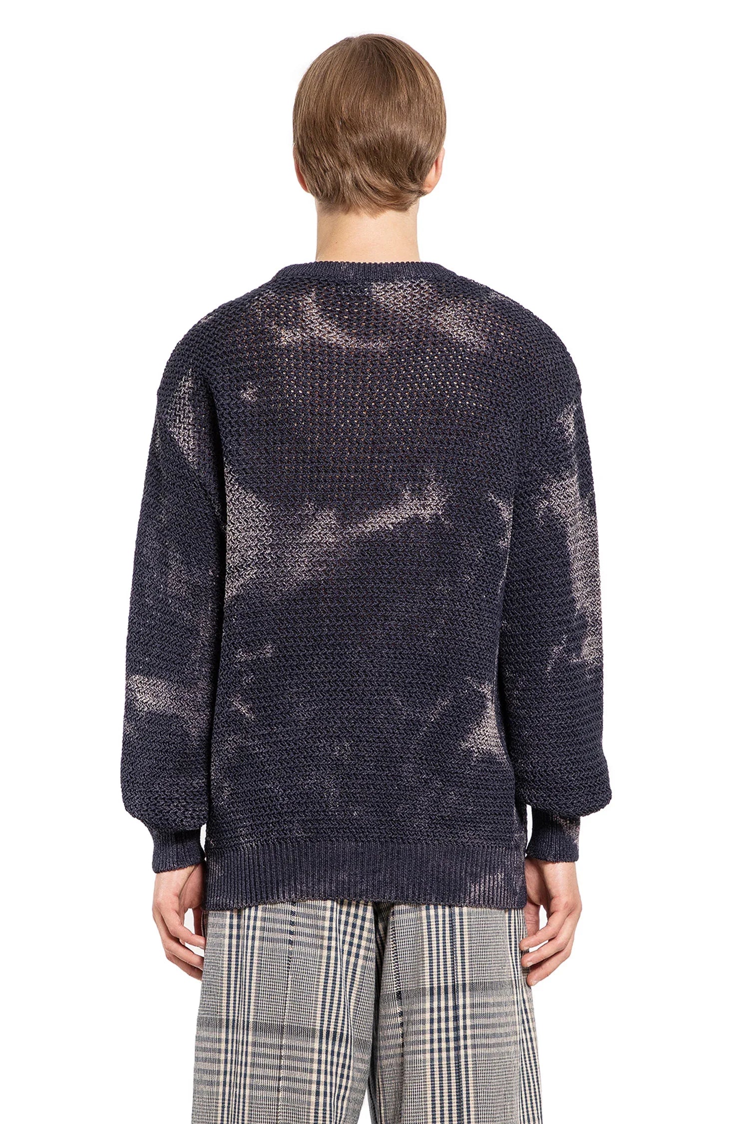 Tie Dye Lyocell Cotton Sweater - Antonioli.eu