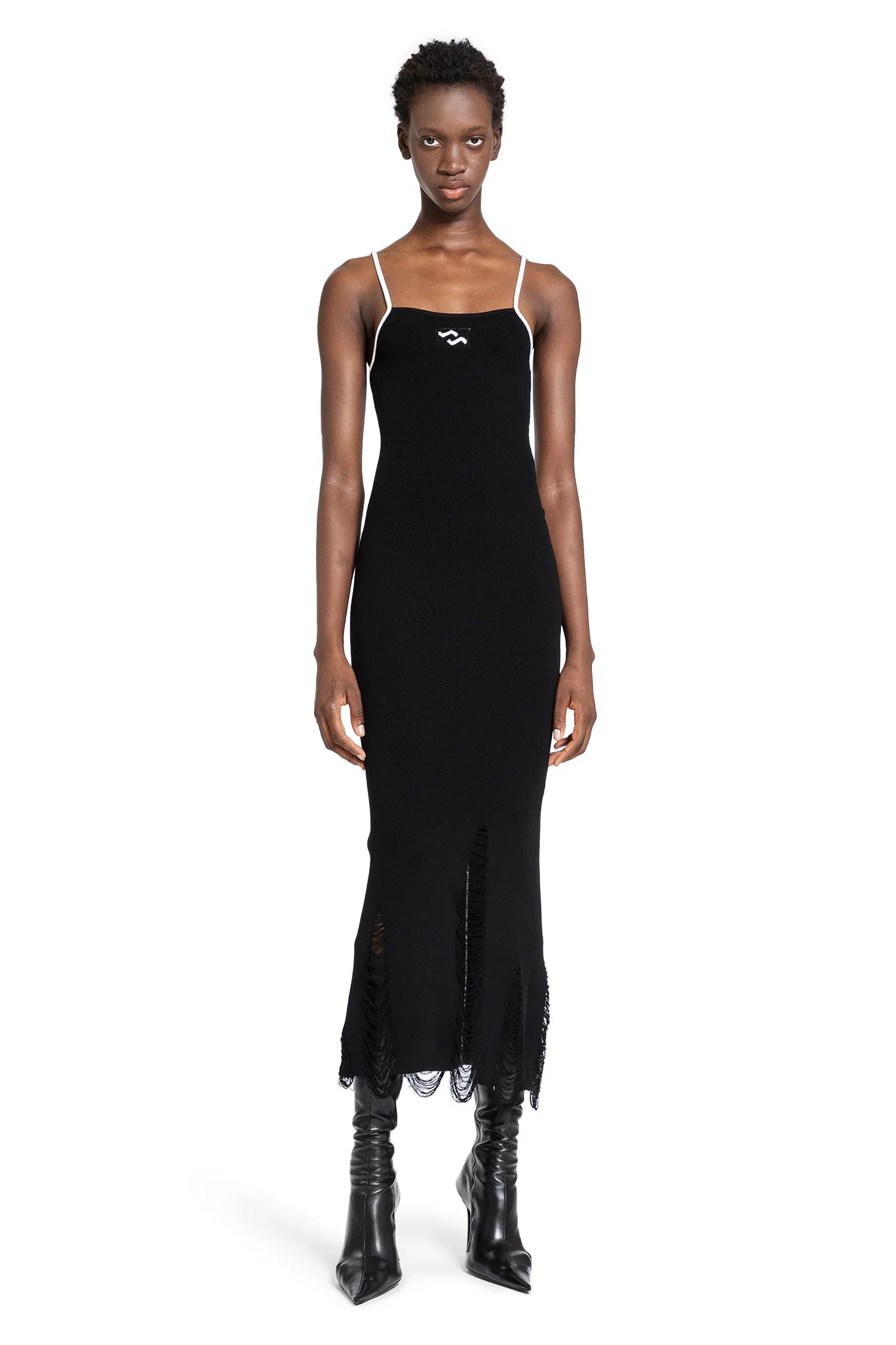 SSHEENA WOMAN BLACK&WHITE DRESSES - Antonioli.eu