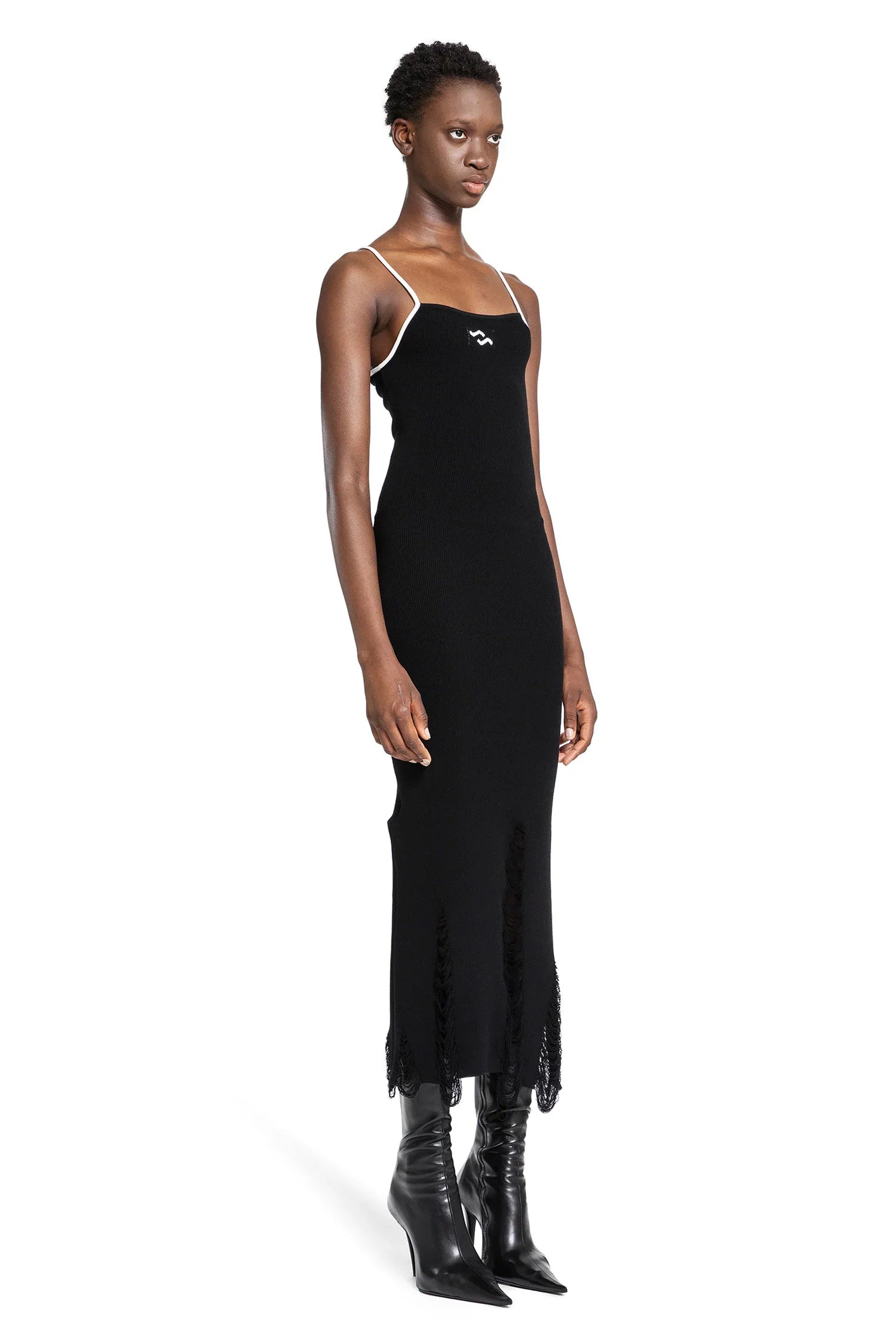 SSHEENA WOMAN BLACK&WHITE DRESSES - Antonioli.eu