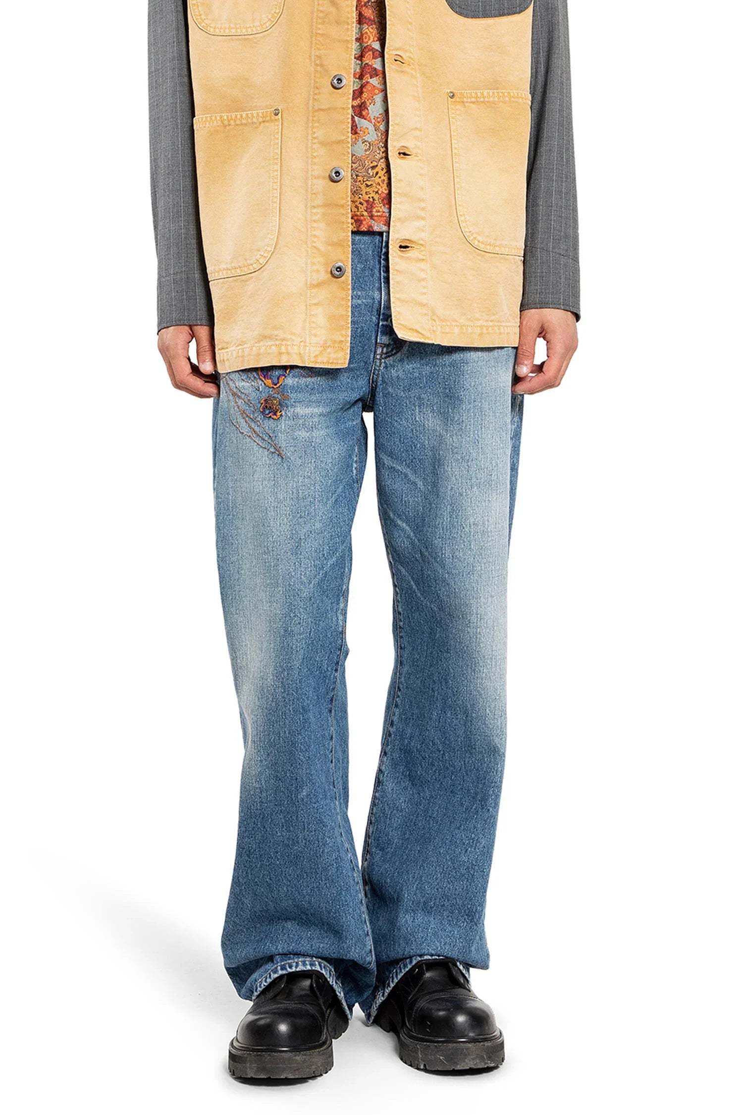Embroidered jeans - Antonioli.eu